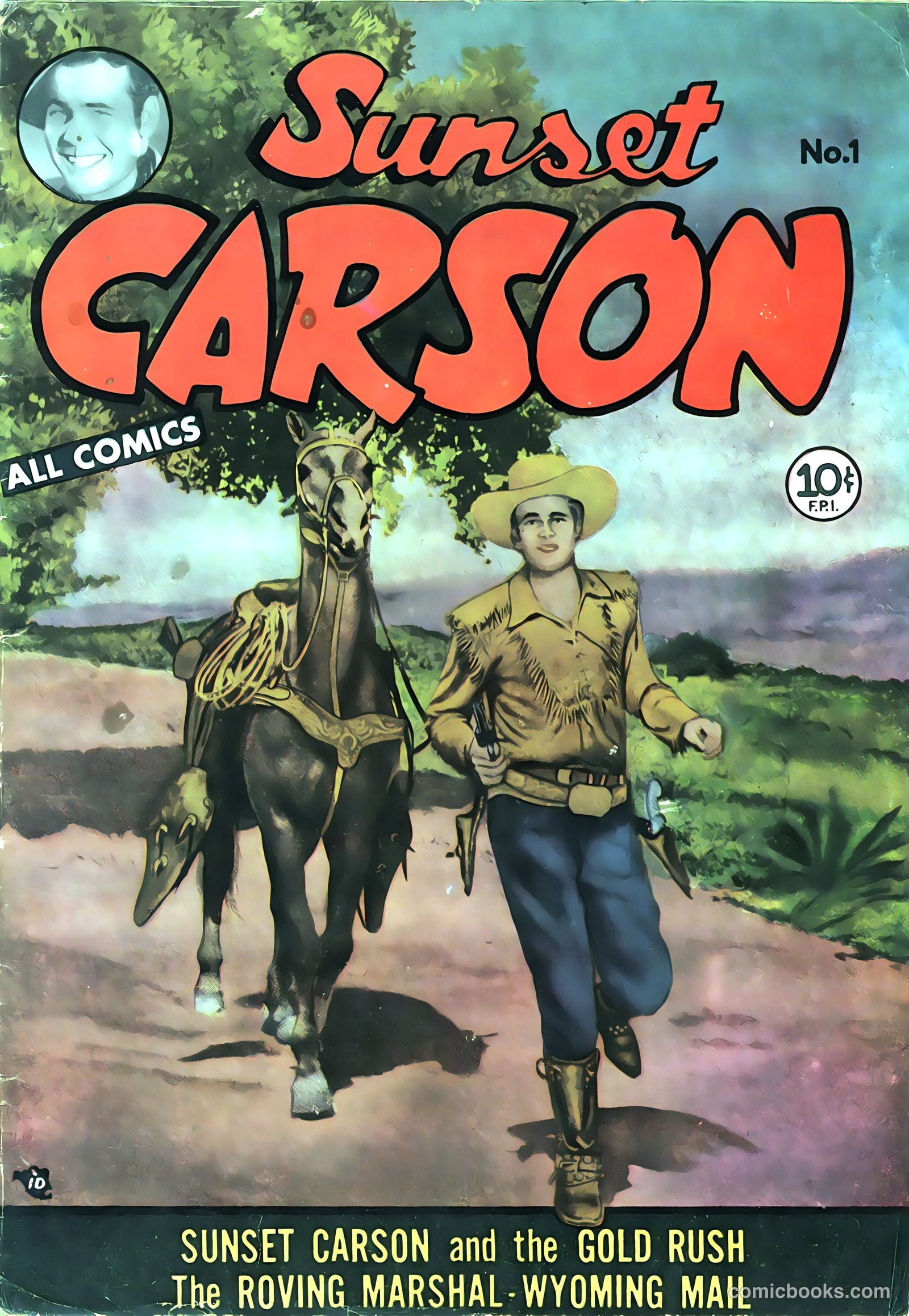 Sunset Carson Comics #1 — page 1 of 36