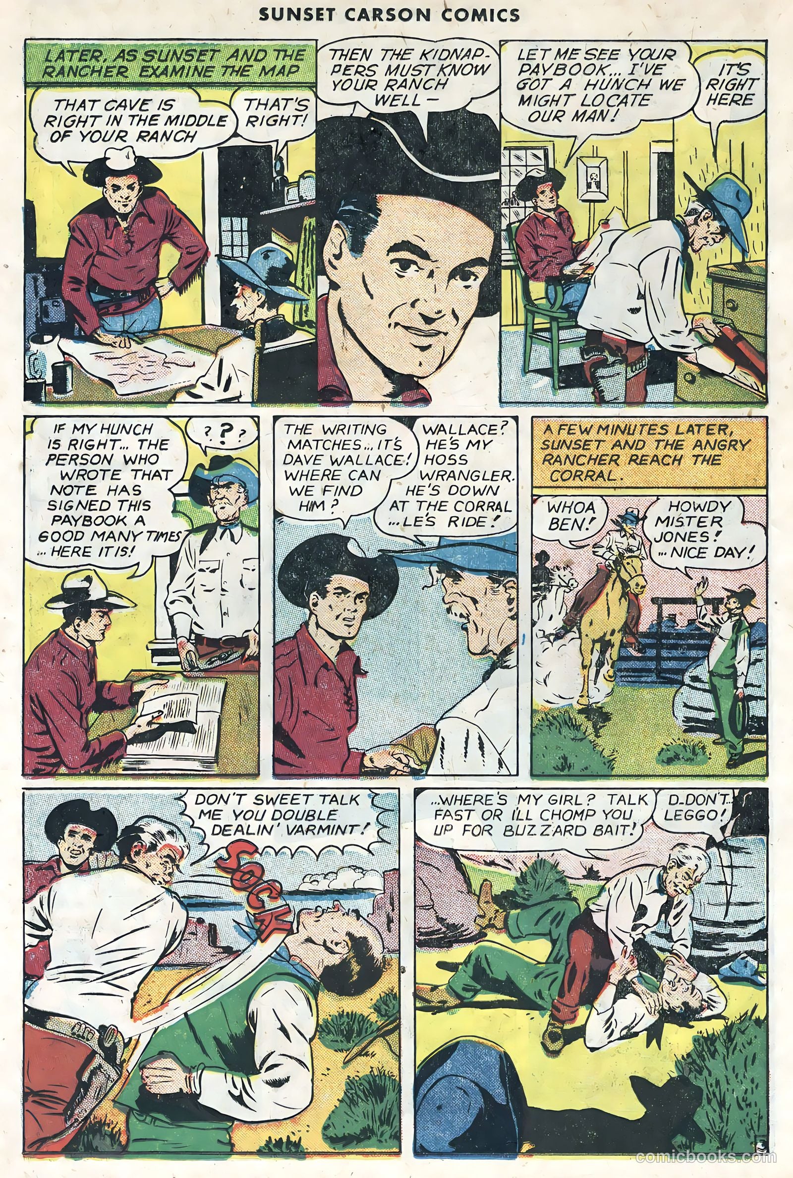 Sunset Carson Comics #1 — page 14 of 36