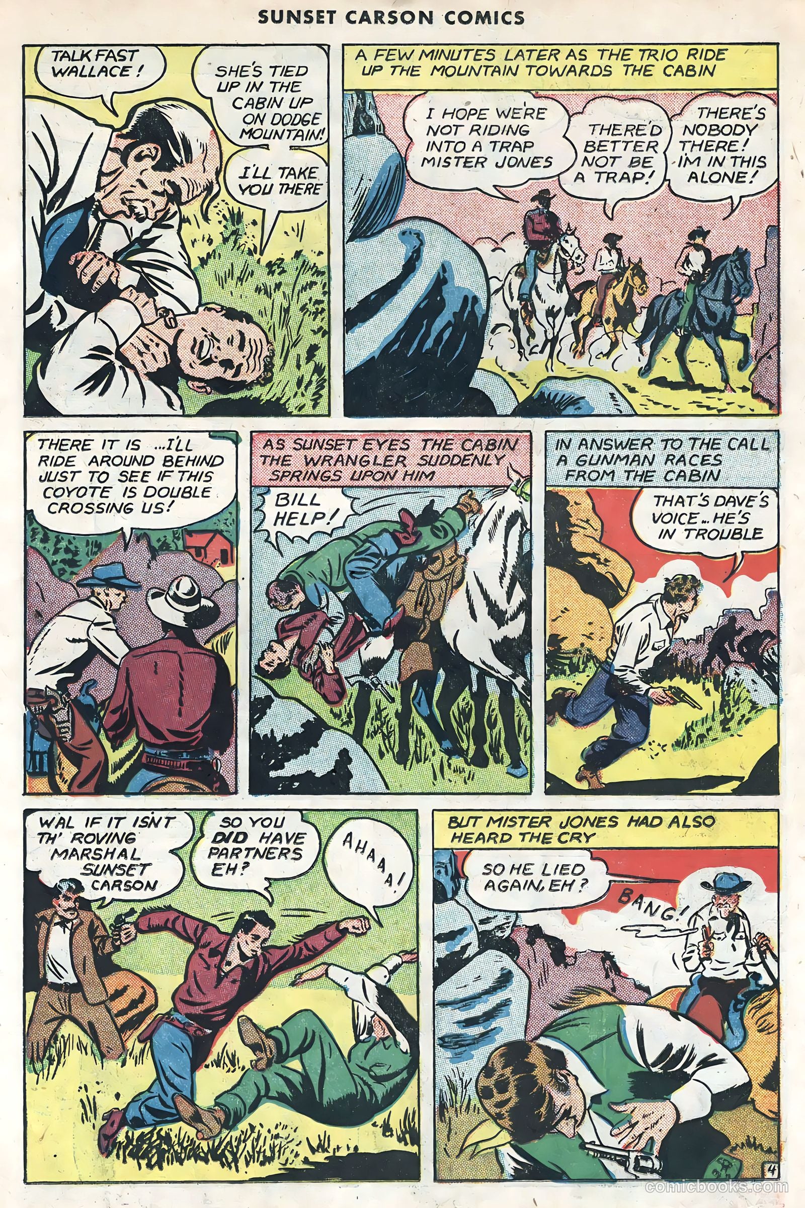 Sunset Carson Comics #1 — page 15 of 36