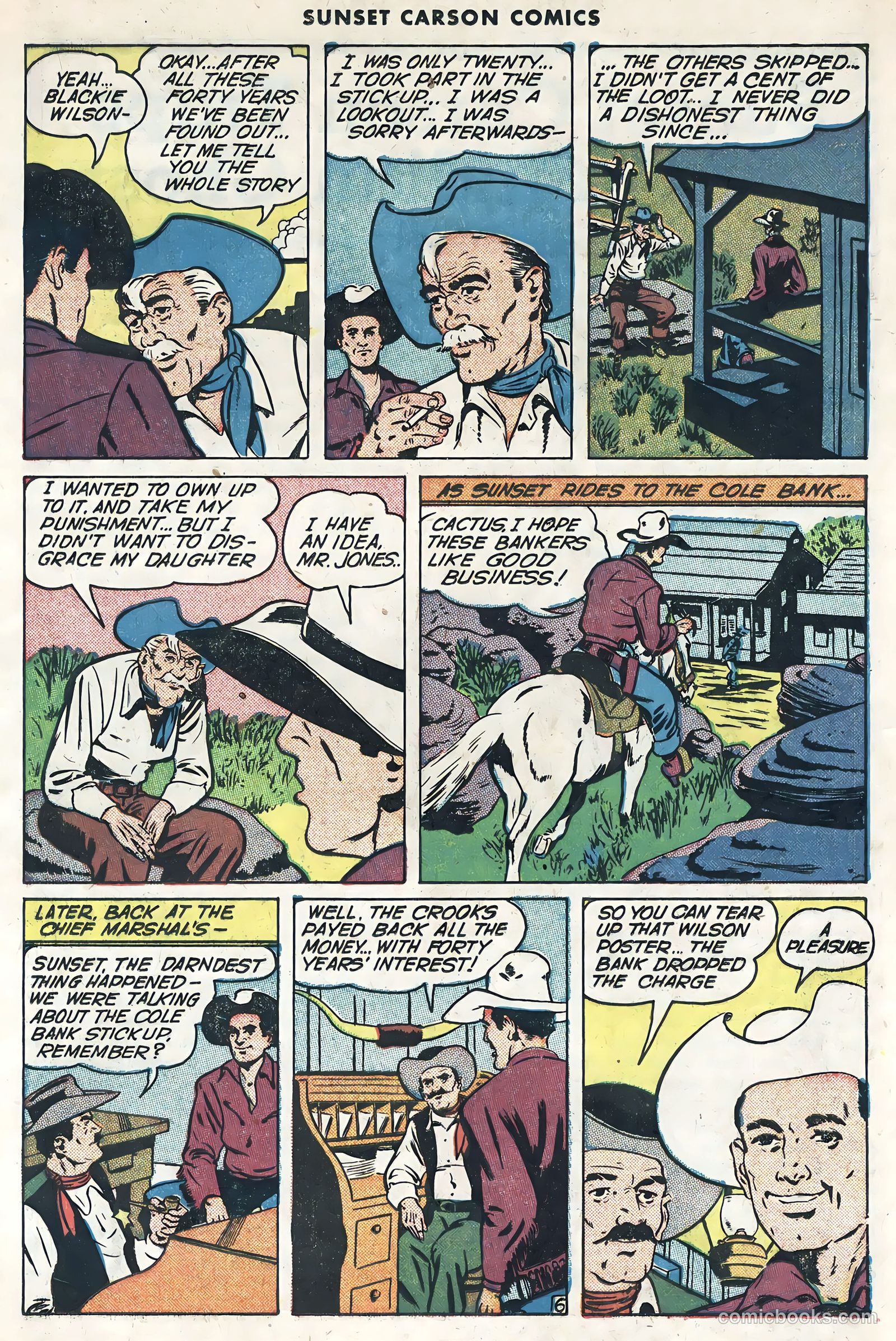 Sunset Carson Comics #1 — page 17 of 36