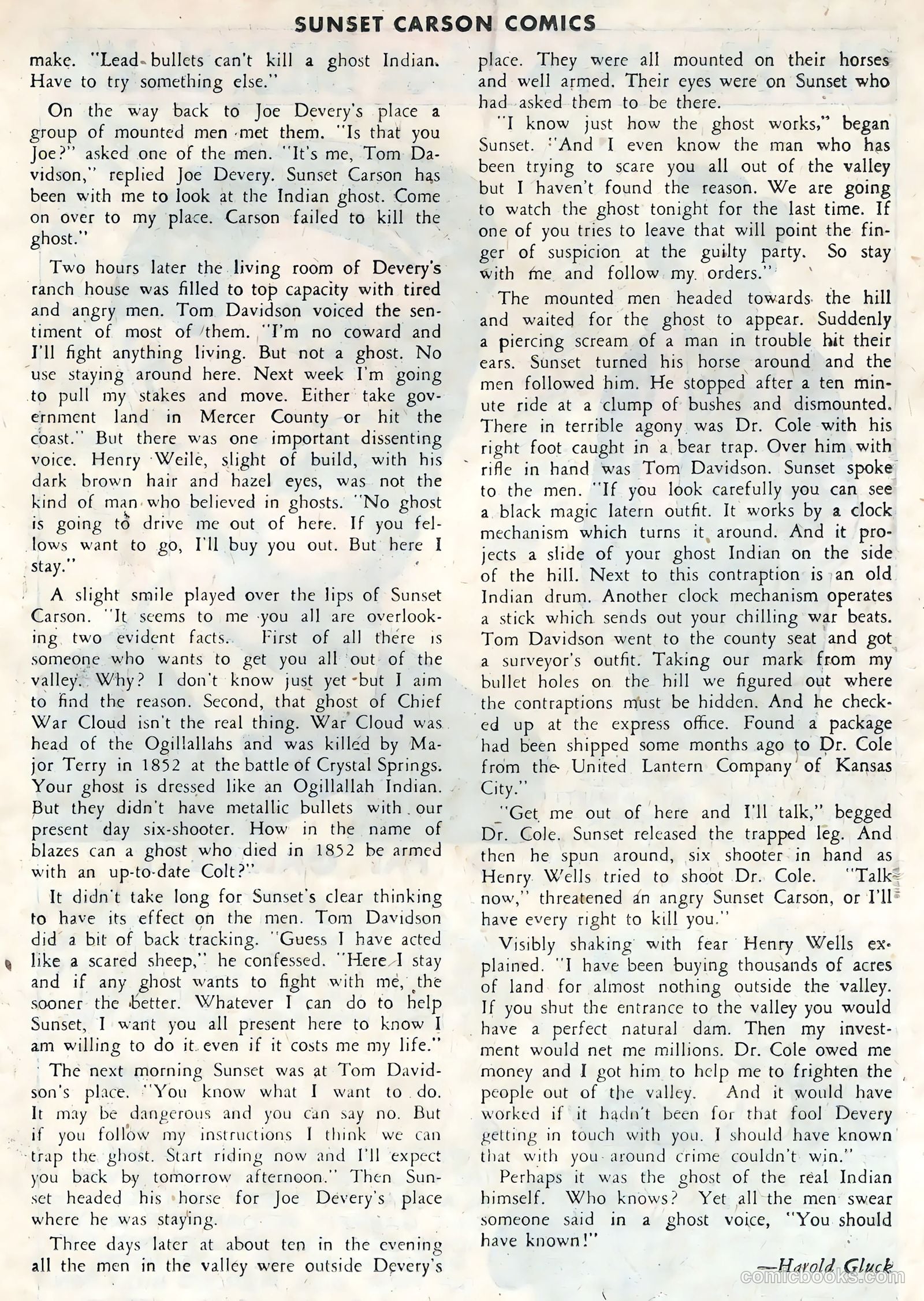 Sunset Carson Comics #1 — page 19 of 36