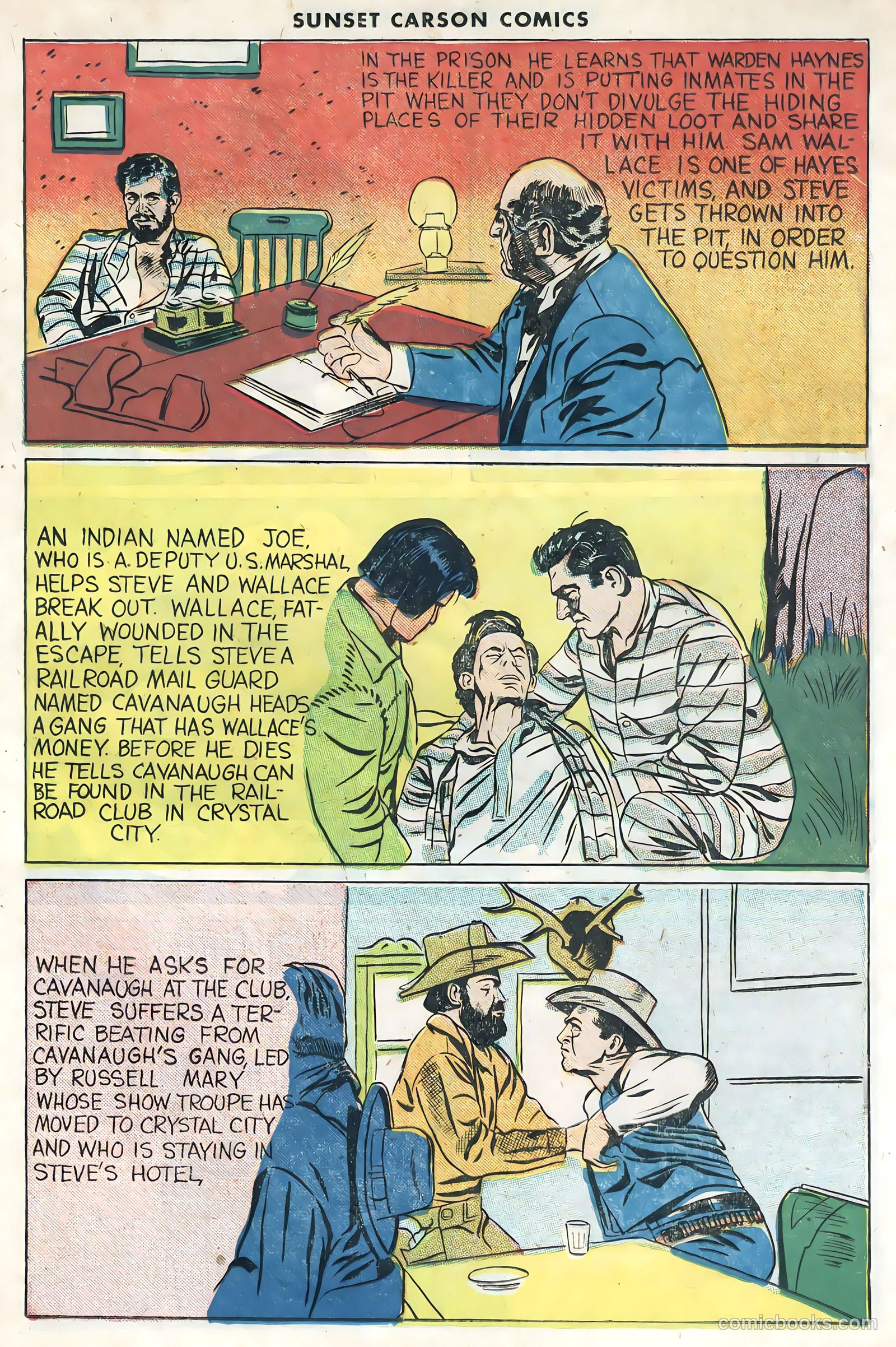 Sunset Carson Comics #1 — page 23 of 36