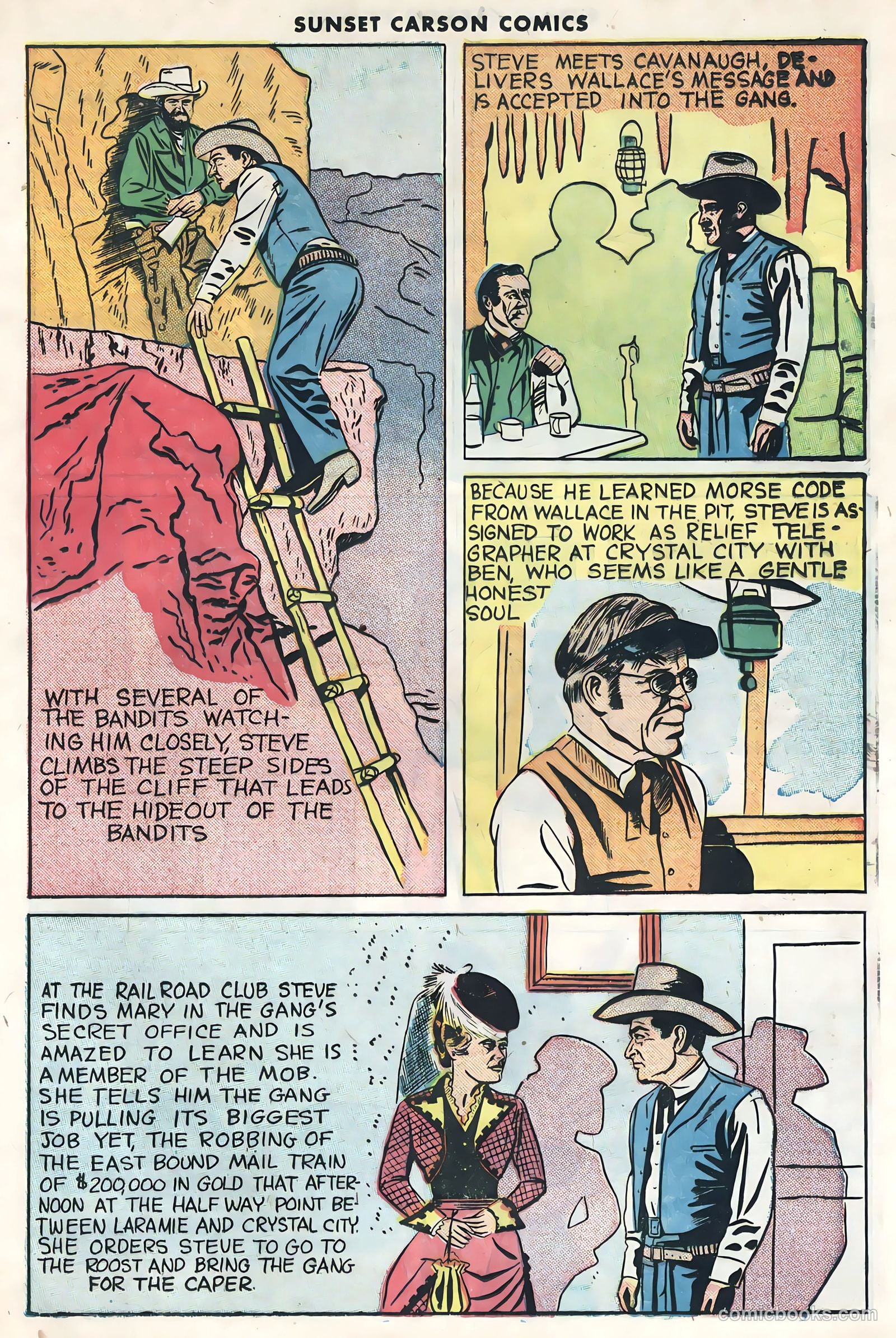 Sunset Carson Comics #1 — page 25 of 36