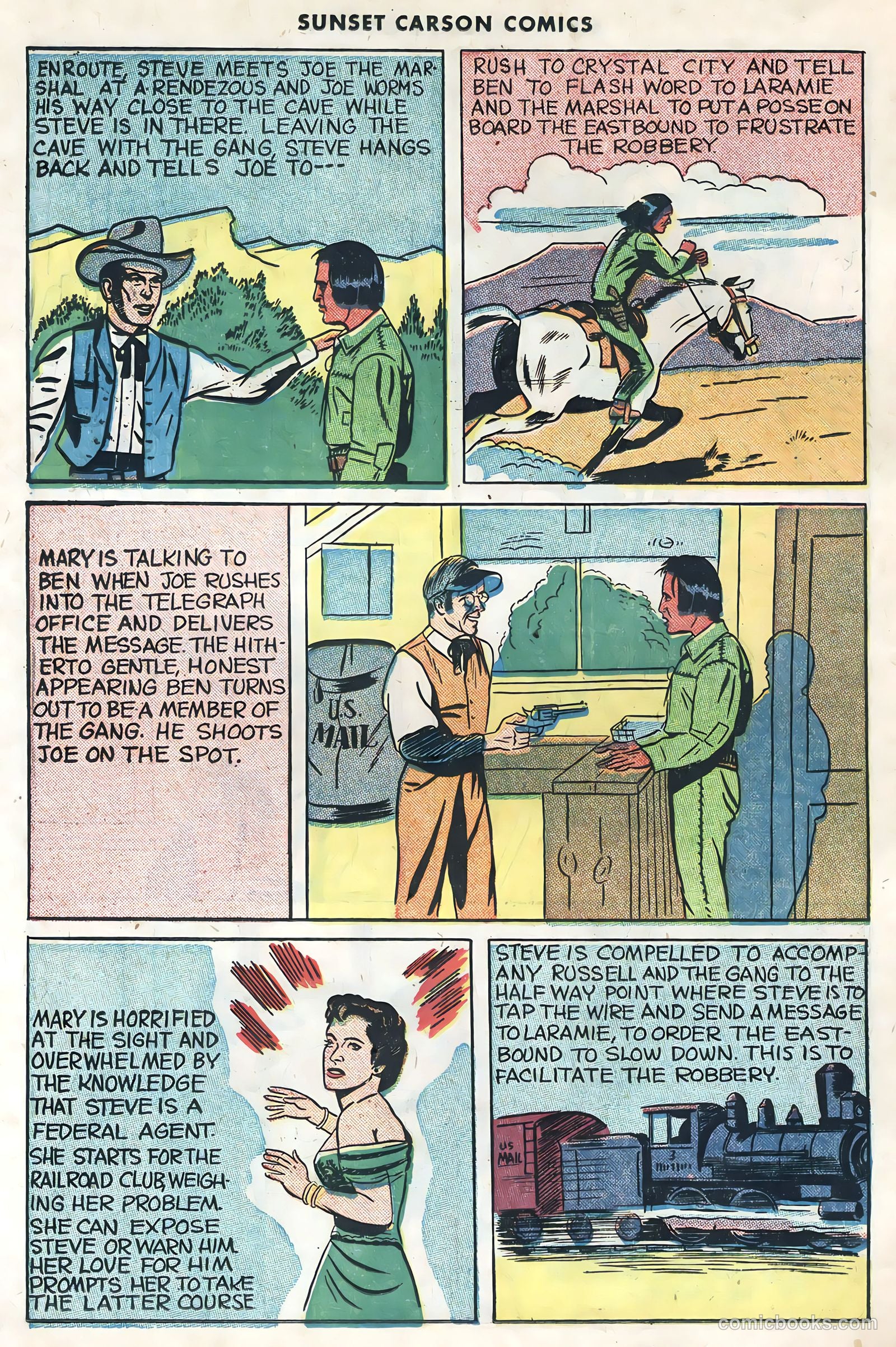 Sunset Carson Comics #1 — page 26 of 36