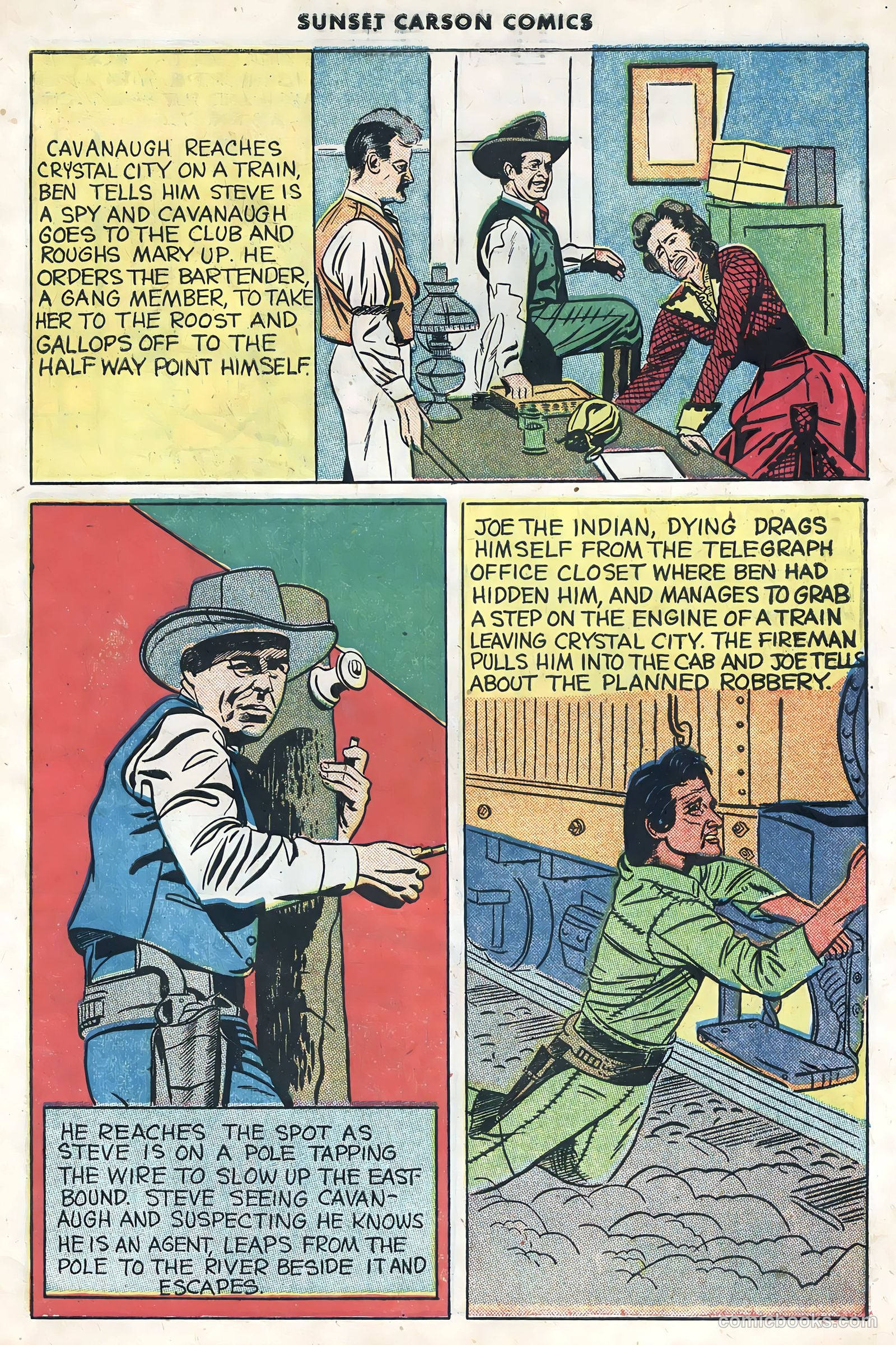 Sunset Carson Comics #1 — page 27 of 36