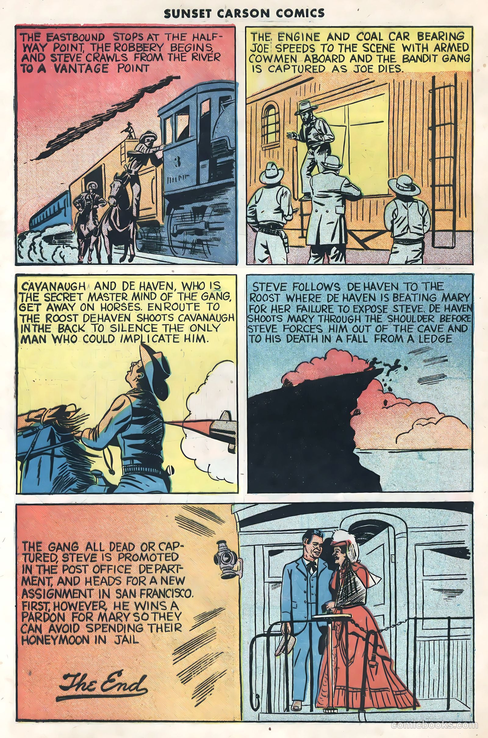 Sunset Carson Comics #1 — page 28 of 36