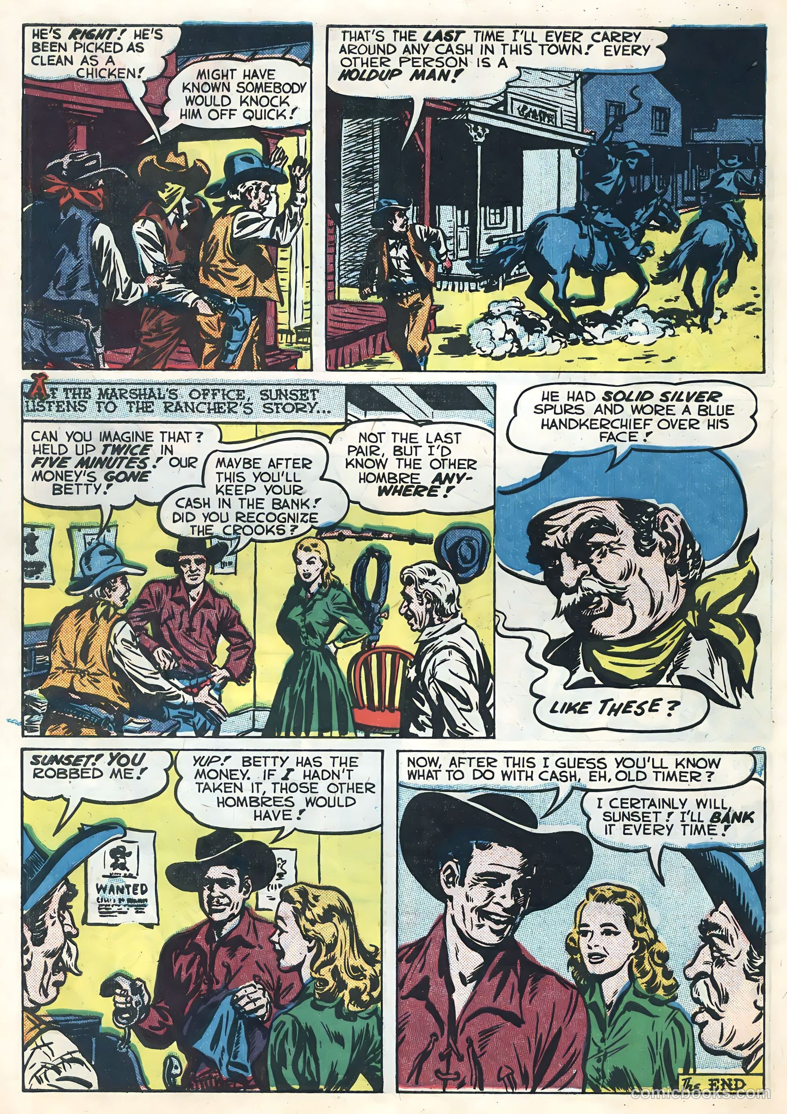 Sunset Carson Comics #2 — page 6 of 36