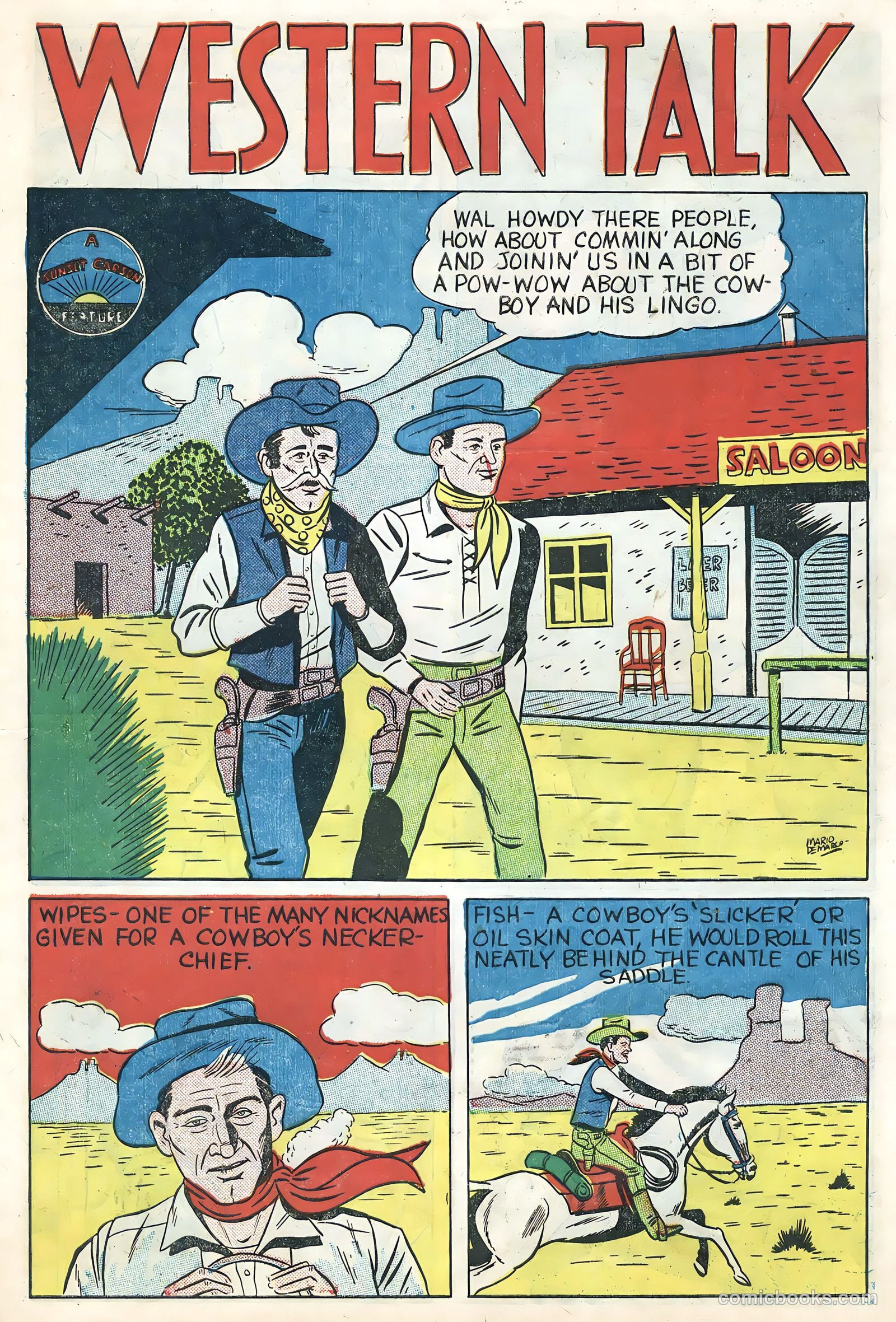 Sunset Carson Comics #2 — page 7 of 36