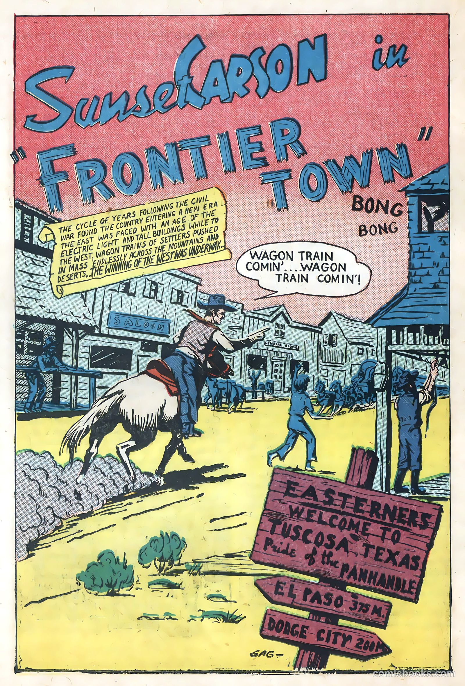 Sunset Carson Comics #2 — page 20 of 36