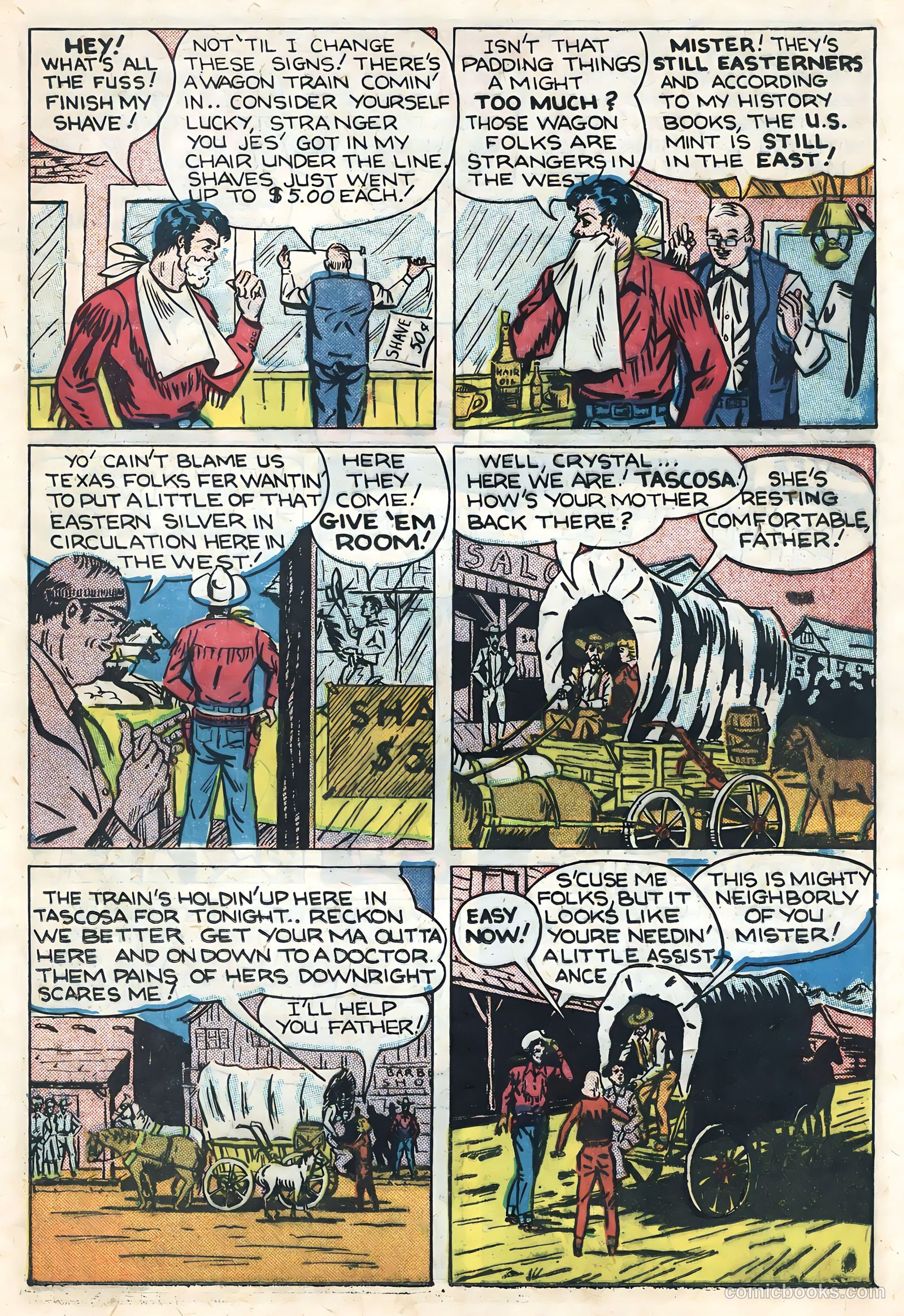 Sunset Carson Comics #2 — page 21 of 36