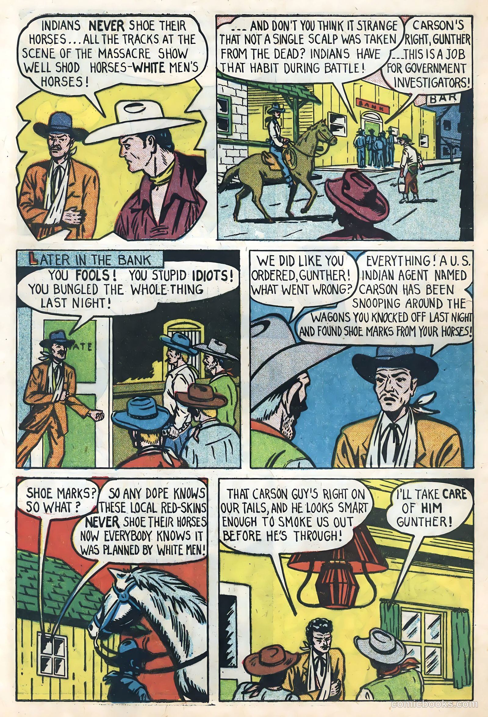 Sunset Carson Comics #2 — page 28 of 36