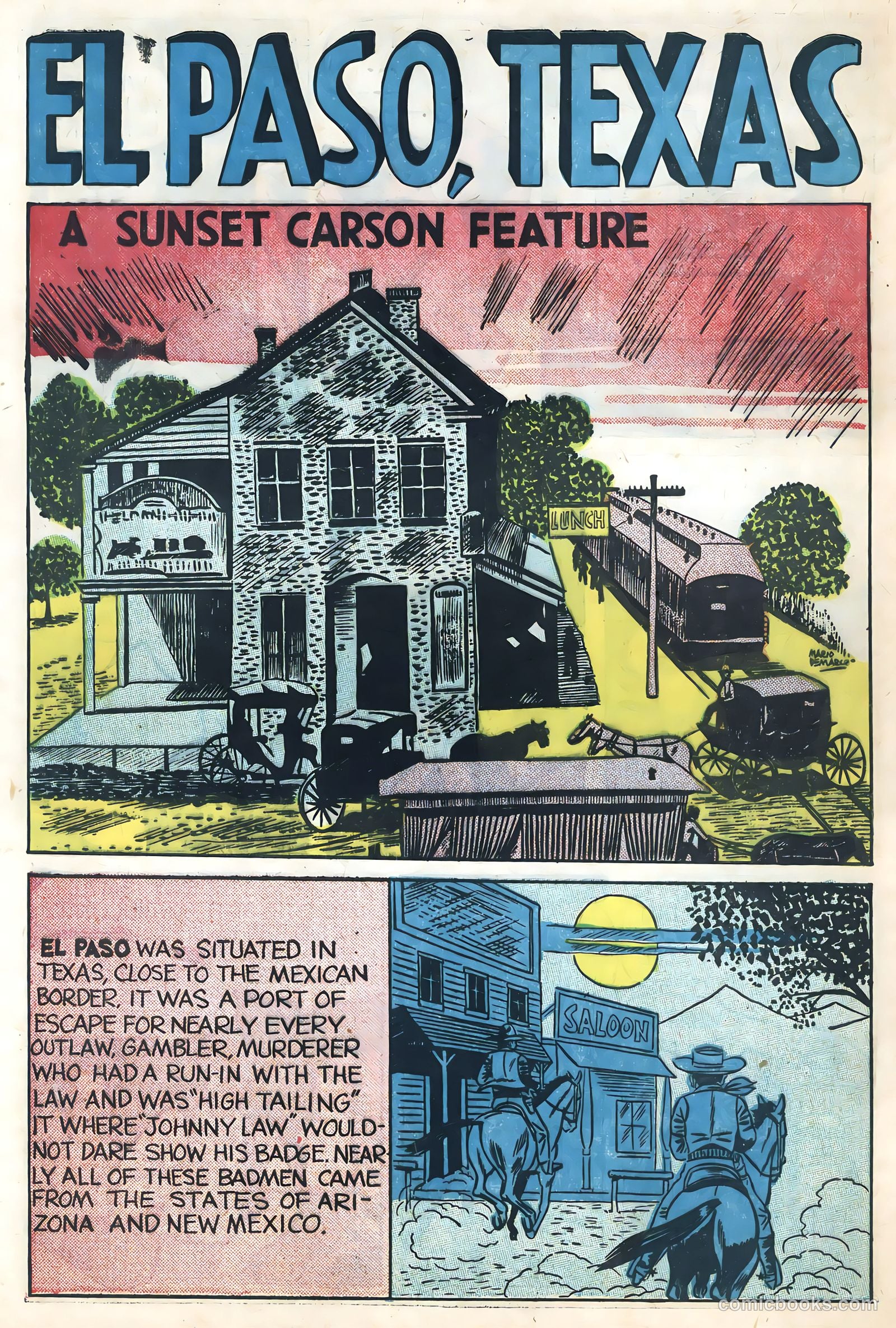 Sunset Carson Comics #2 — page 32 of 36