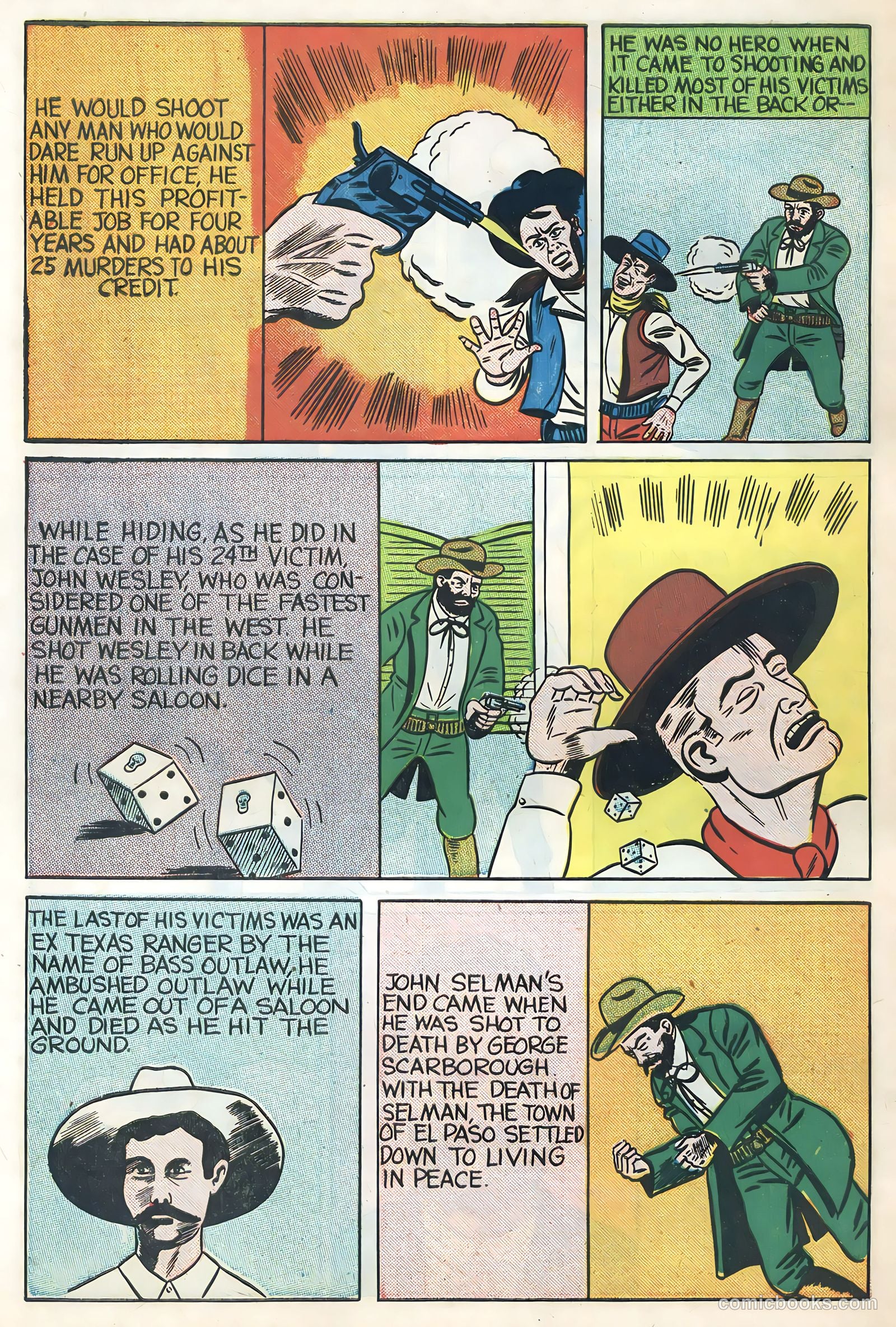 Sunset Carson Comics #2 — page 34 of 36