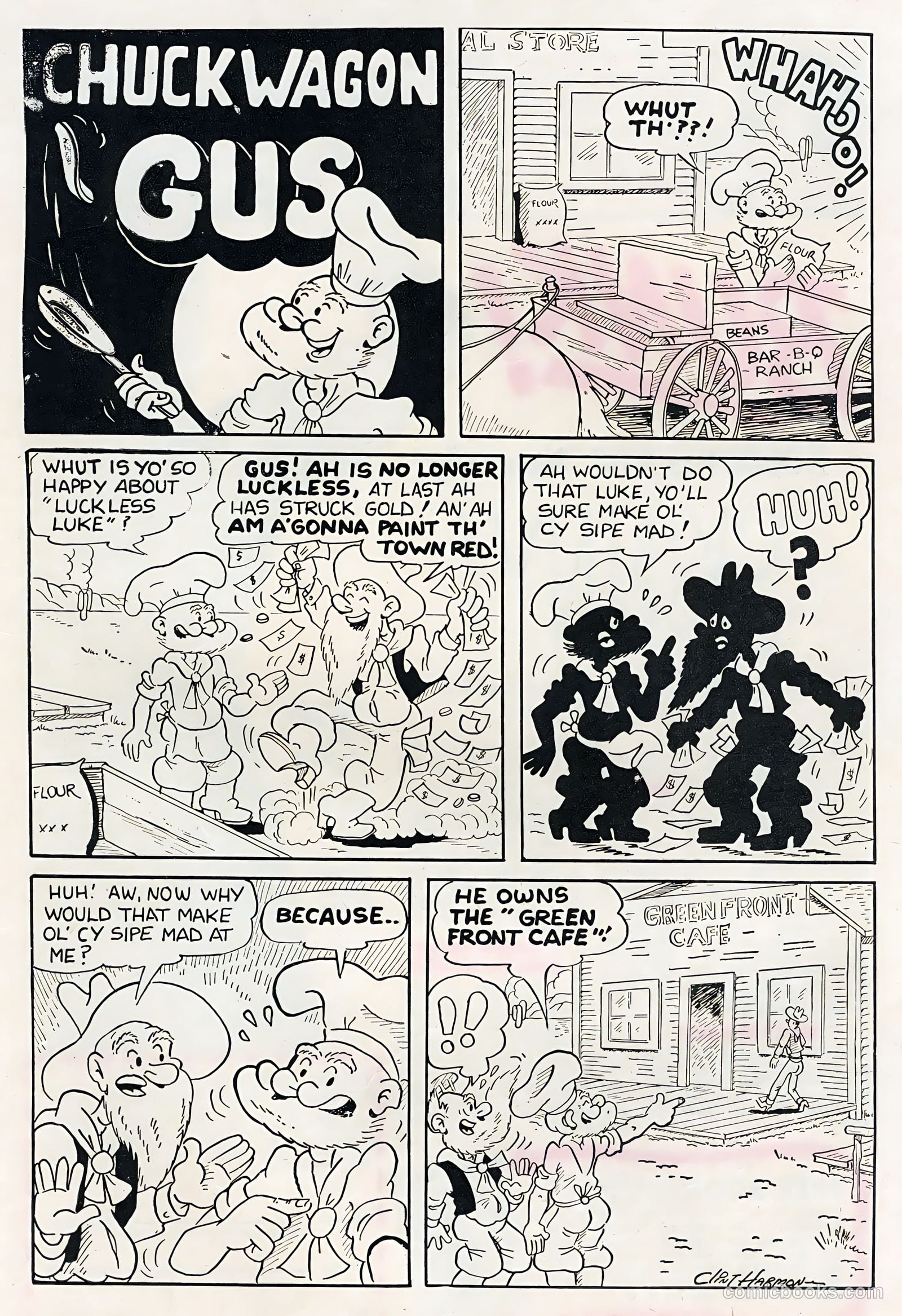 Sunset Carson Comics #2 — page 35 of 36