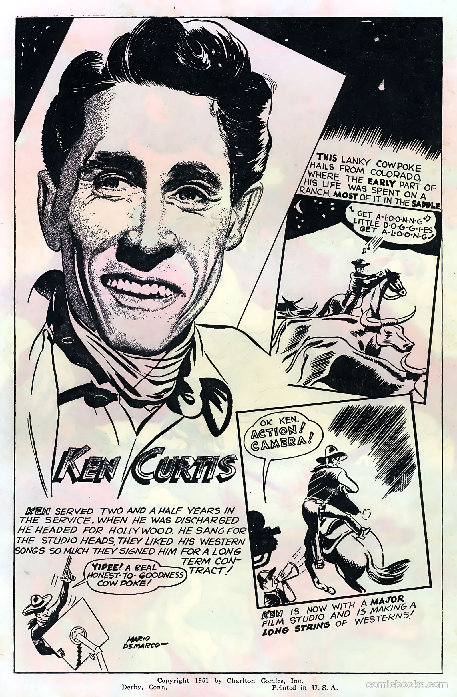 Sunset Carson Comics #3 — page 2 of 36