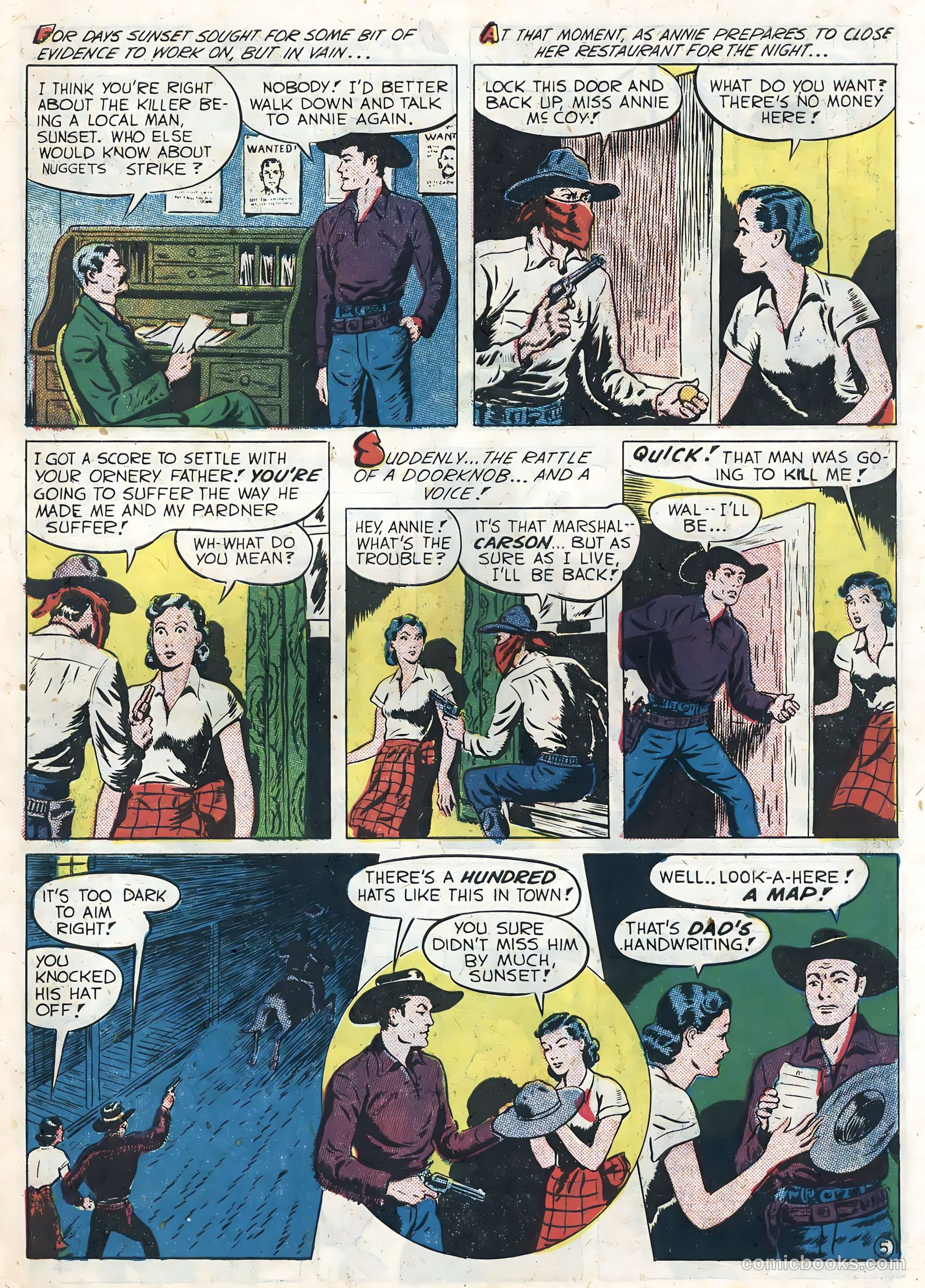 Sunset Carson Comics #3 — page 7 of 36