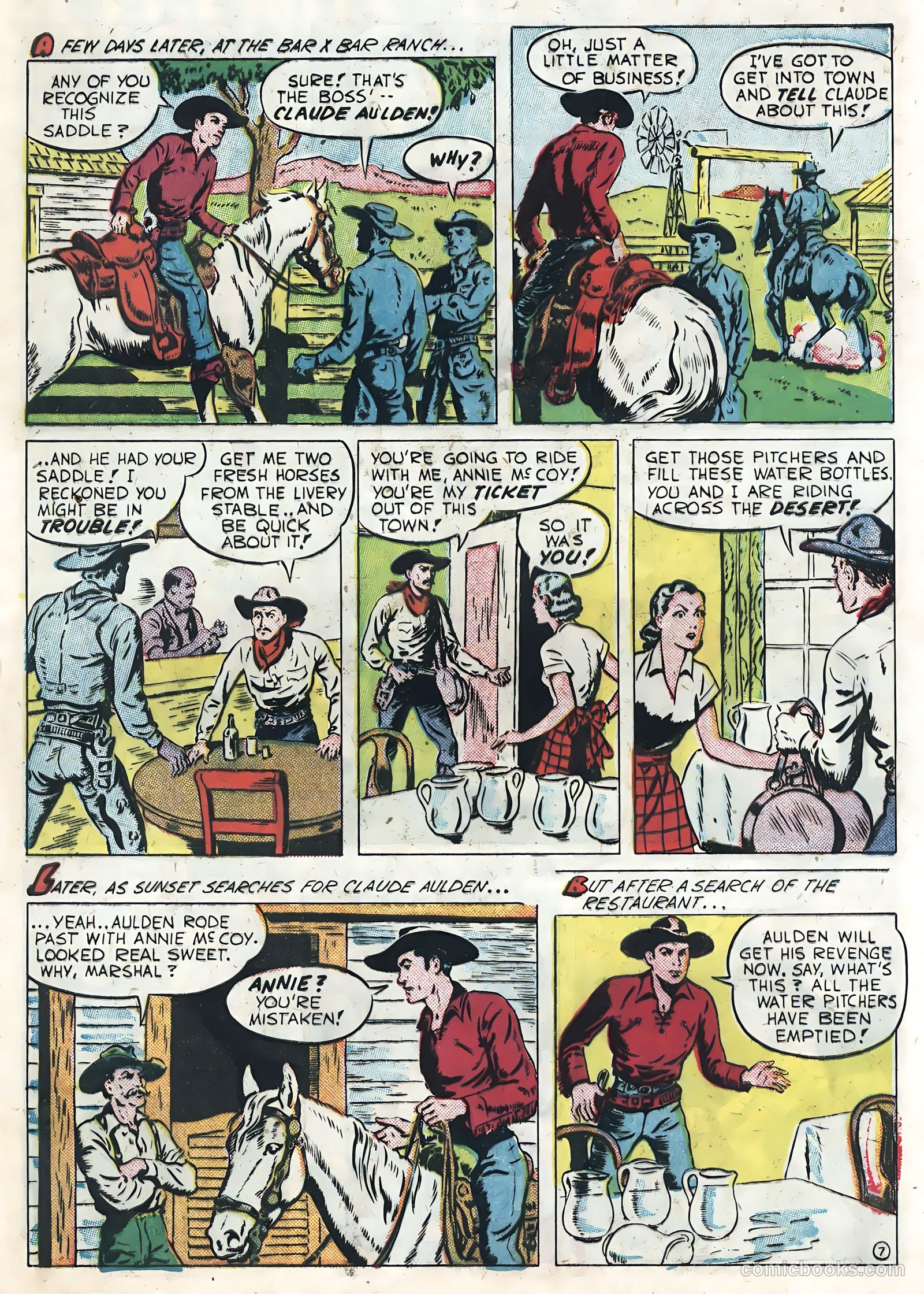 Sunset Carson Comics #3 — page 9 of 36