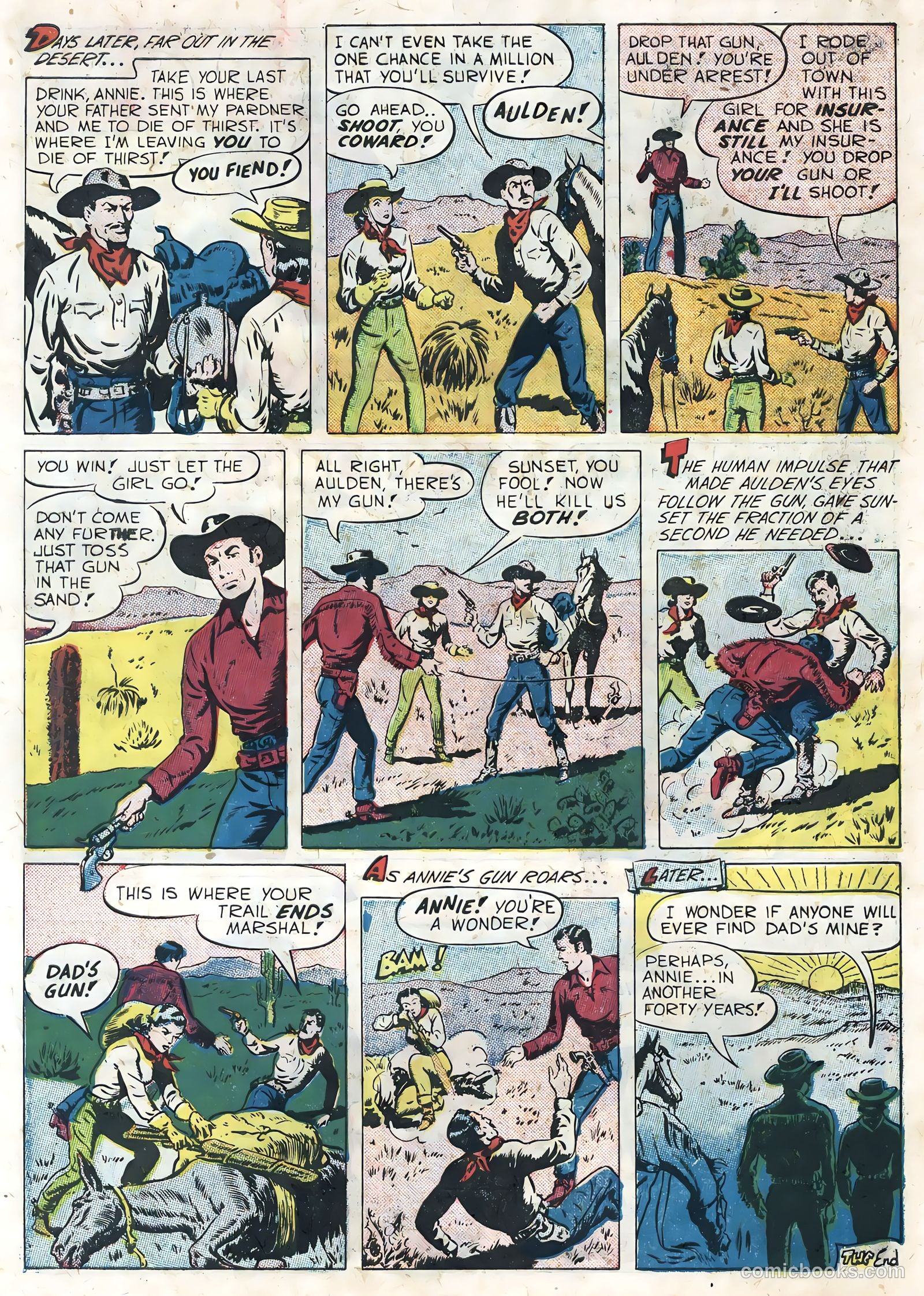 Sunset Carson Comics #3 — page 10 of 36