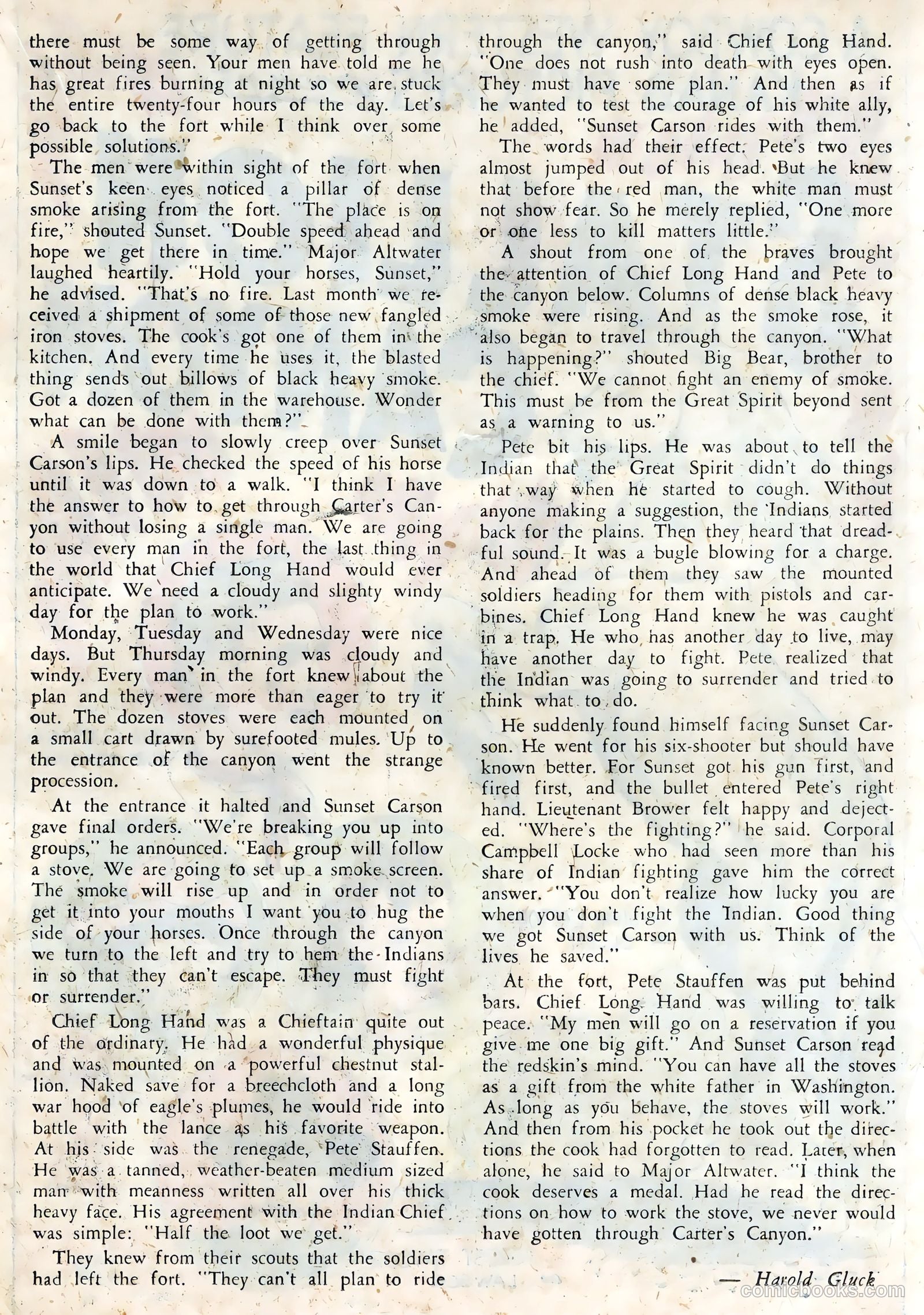 Sunset Carson Comics #3 — page 19 of 36