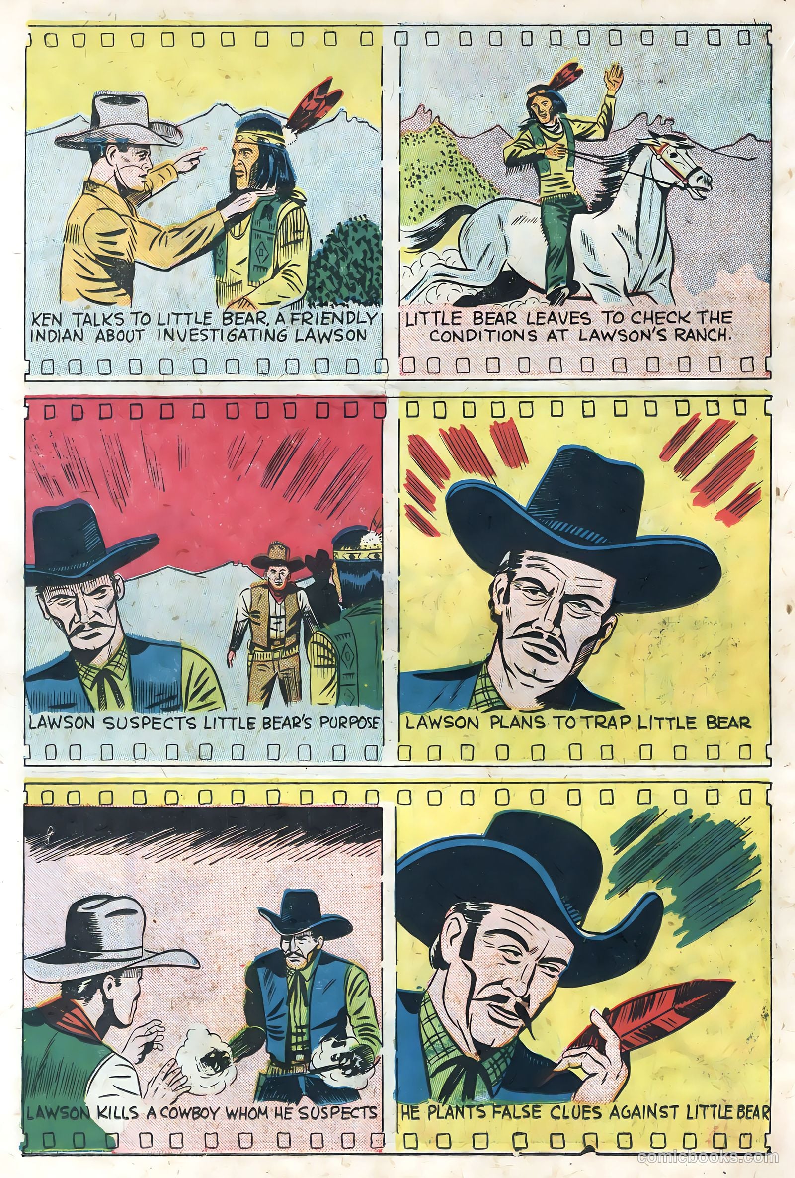 Sunset Carson Comics #3 — page 22 of 36