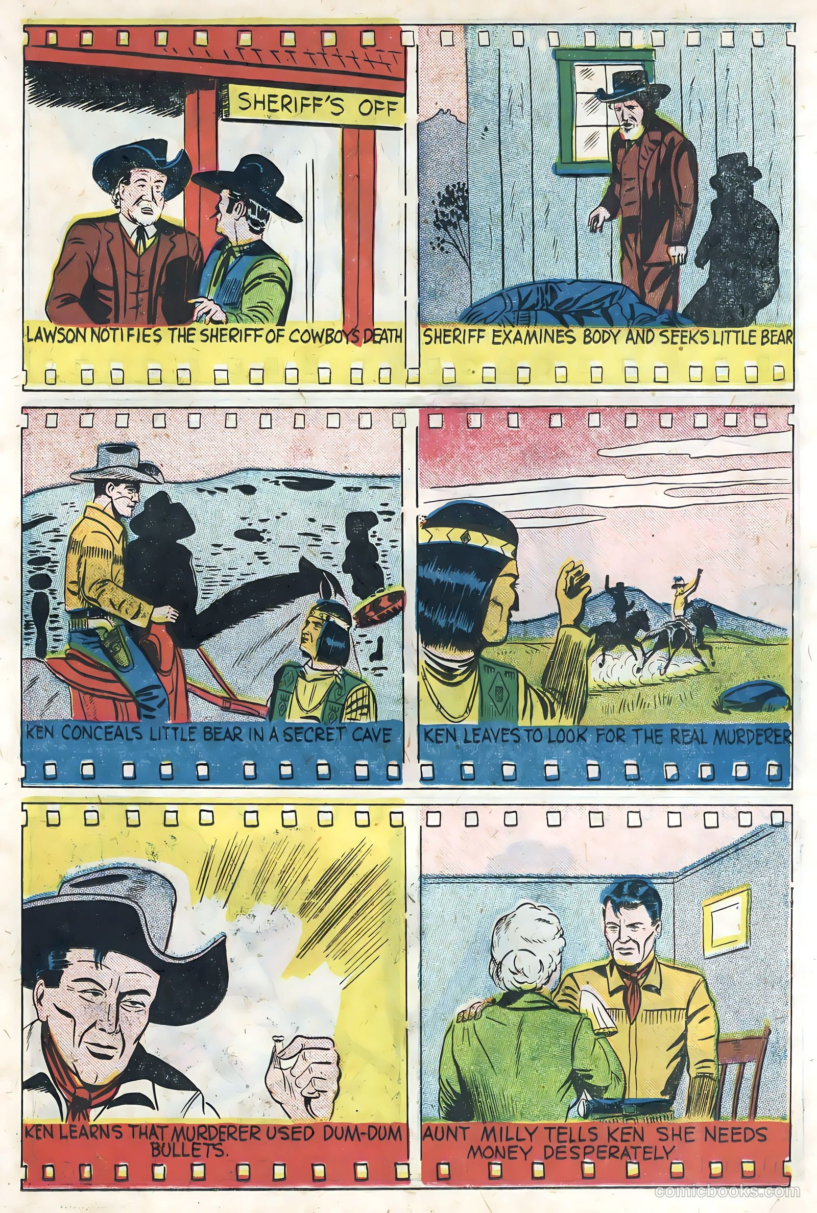Sunset Carson Comics #3 — page 23 of 36