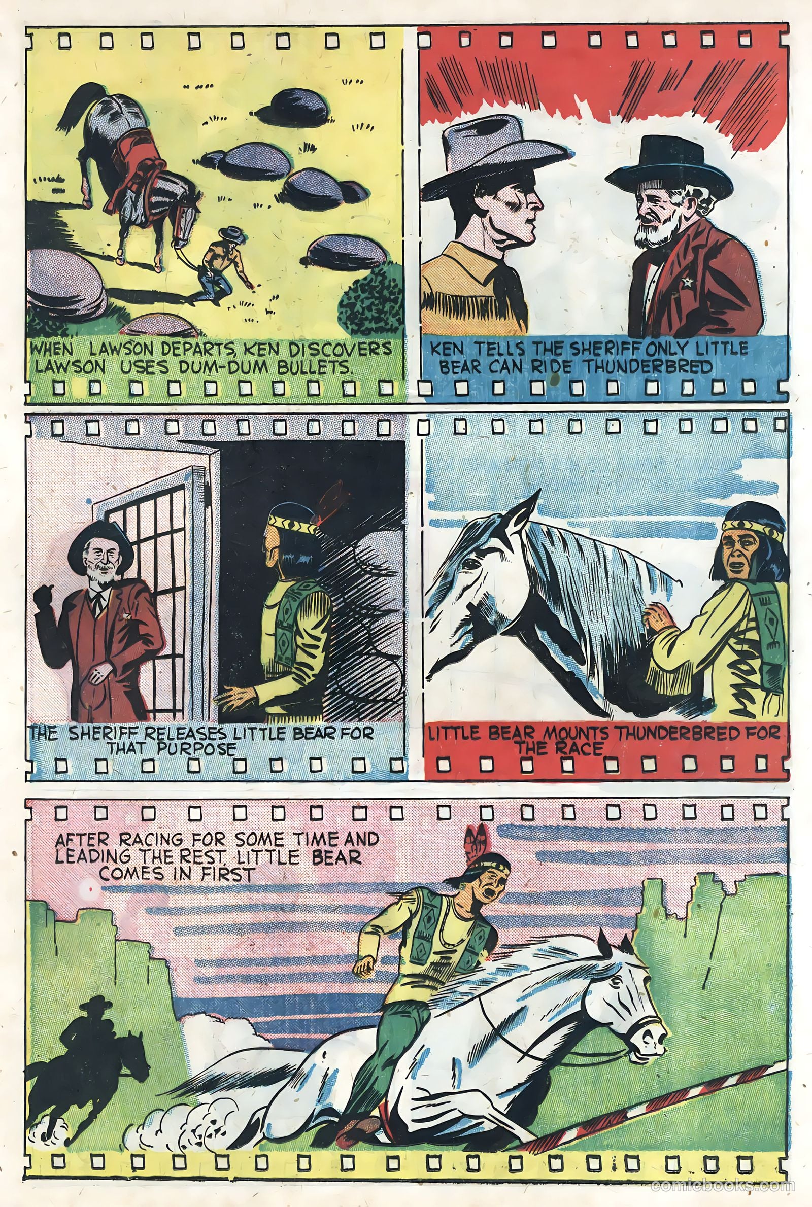 Sunset Carson Comics #3 — page 25 of 36