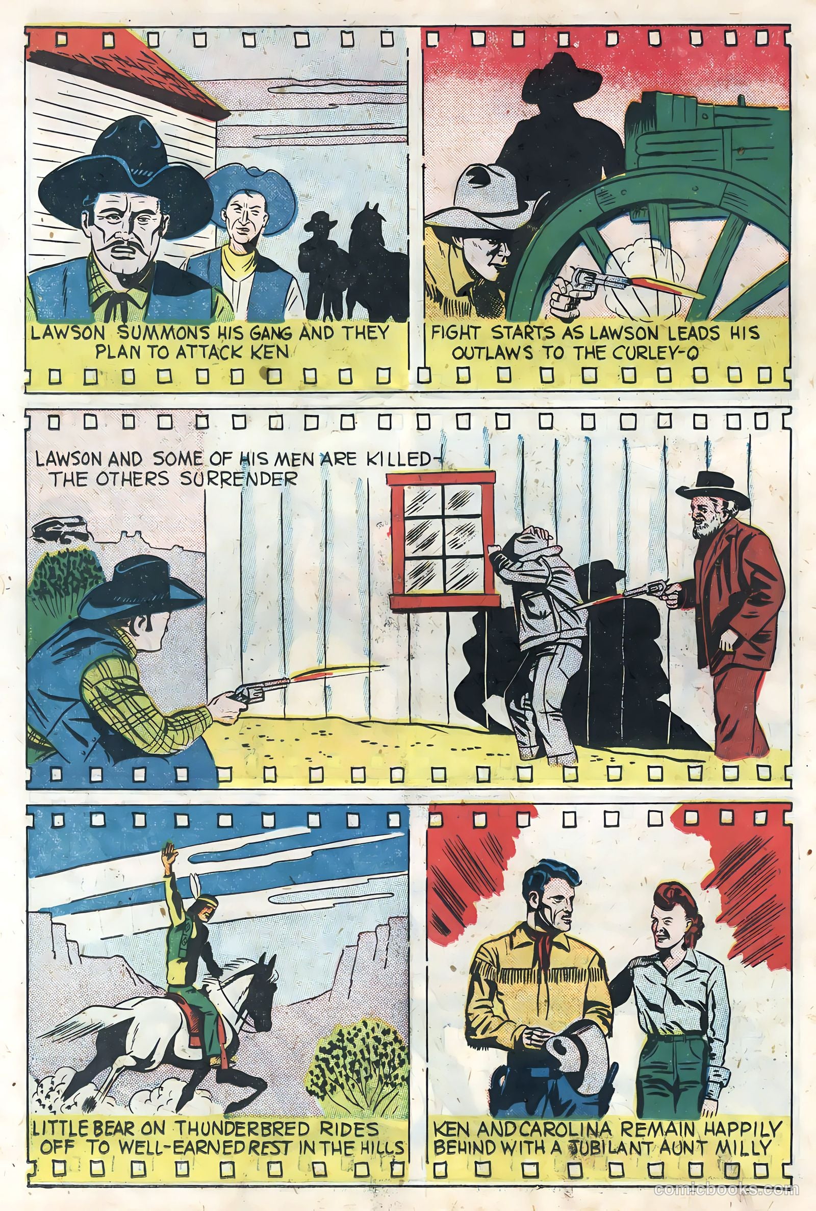 Sunset Carson Comics #3 — page 26 of 36