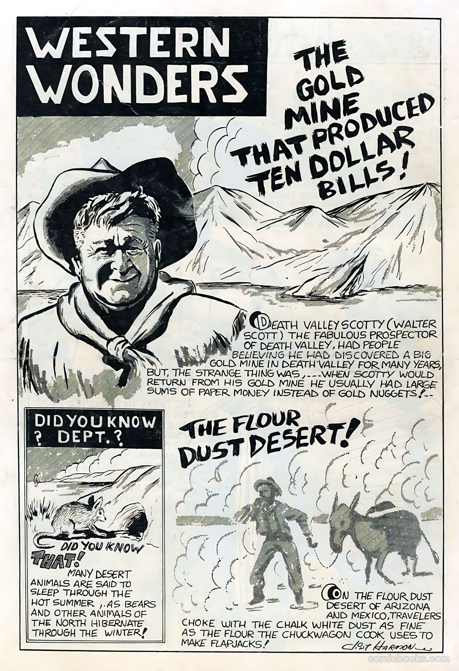 Sunset Carson Comics #3 — page 36 of 36