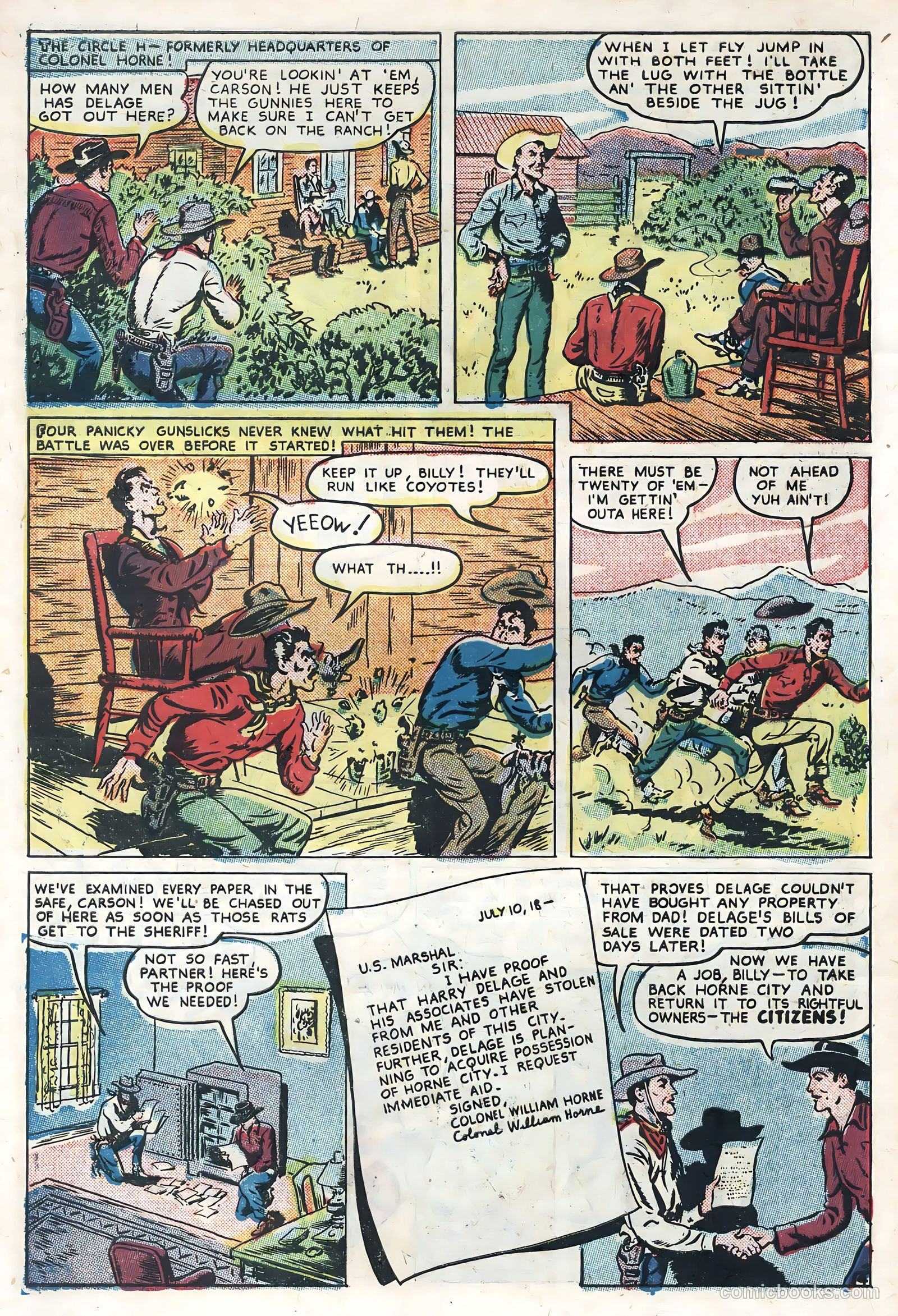Sunset Carson Comics #4 — page 6 of 36