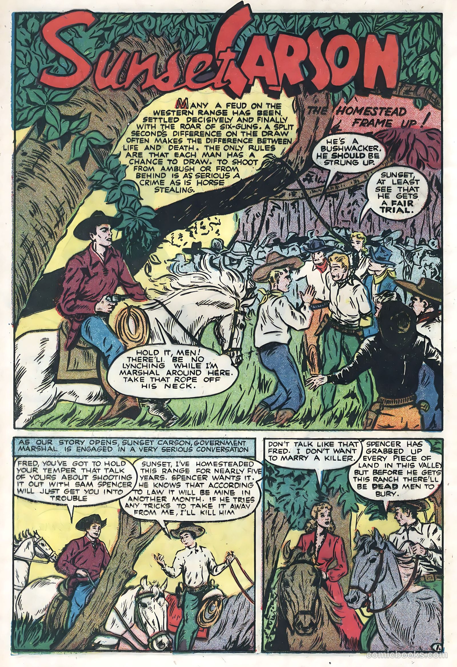 Sunset Carson Comics #4 — page 12 of 36