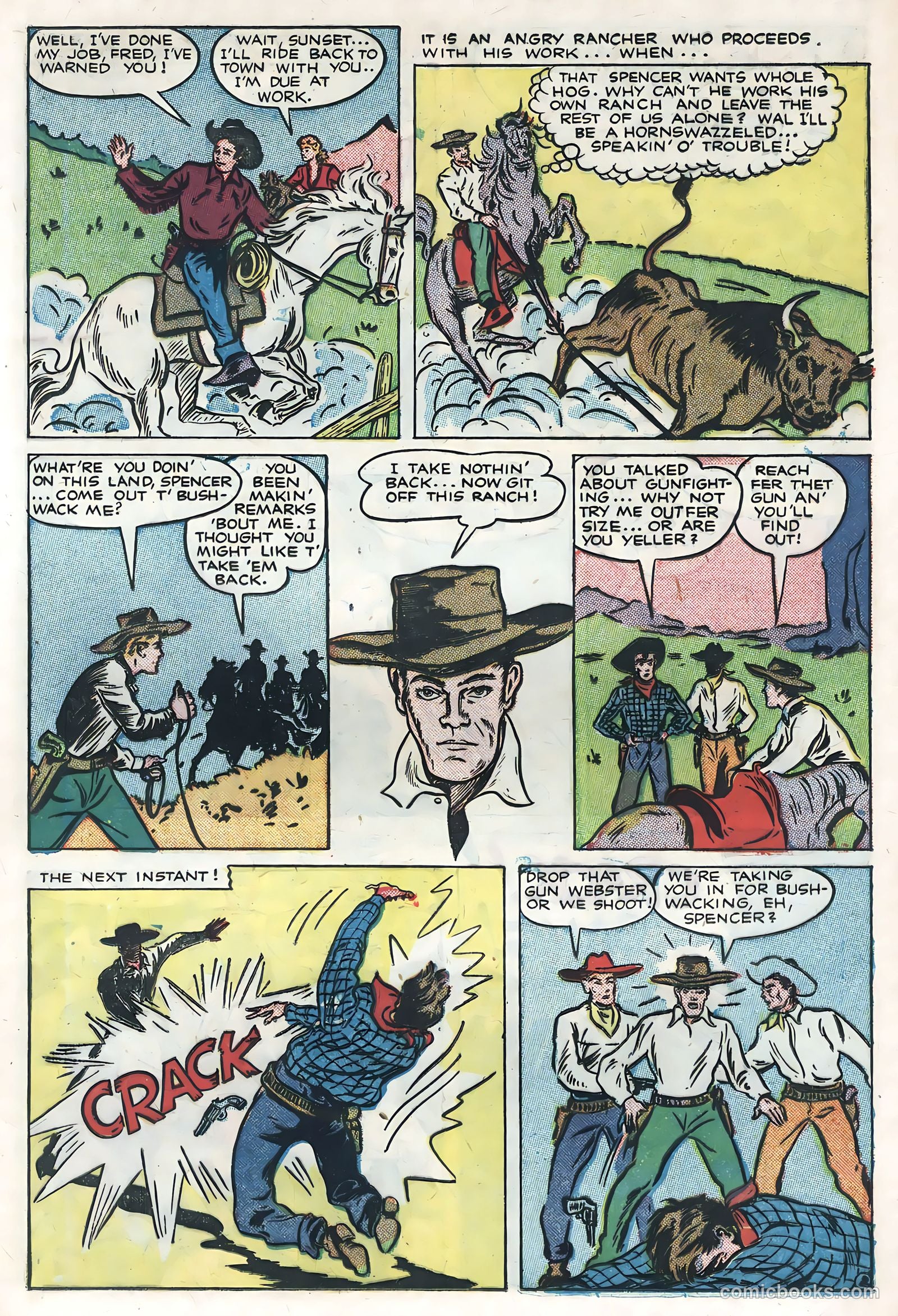 Sunset Carson Comics #4 — page 13 of 36