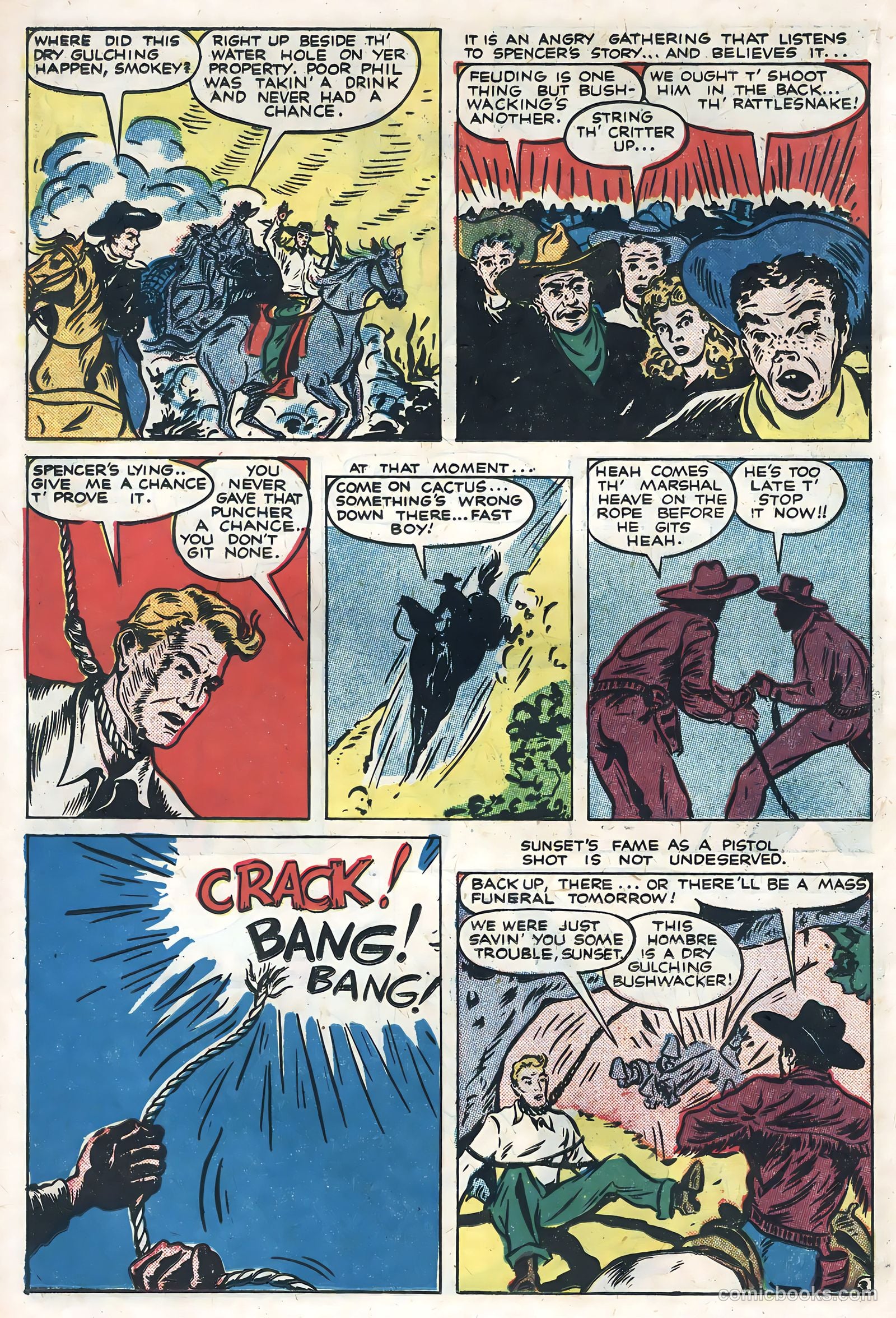 Sunset Carson Comics #4 — page 14 of 36
