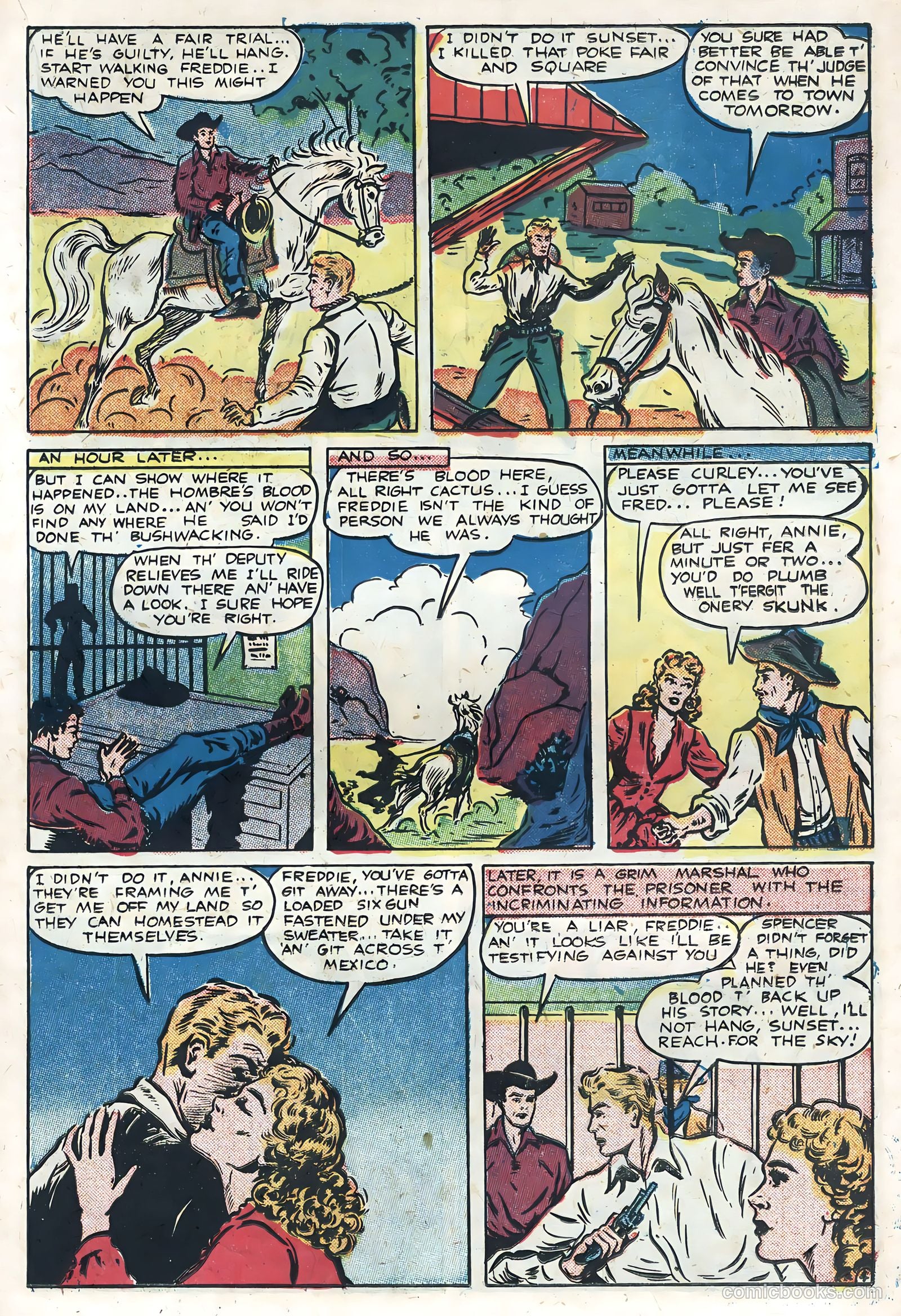 Sunset Carson Comics #4 — page 15 of 36
