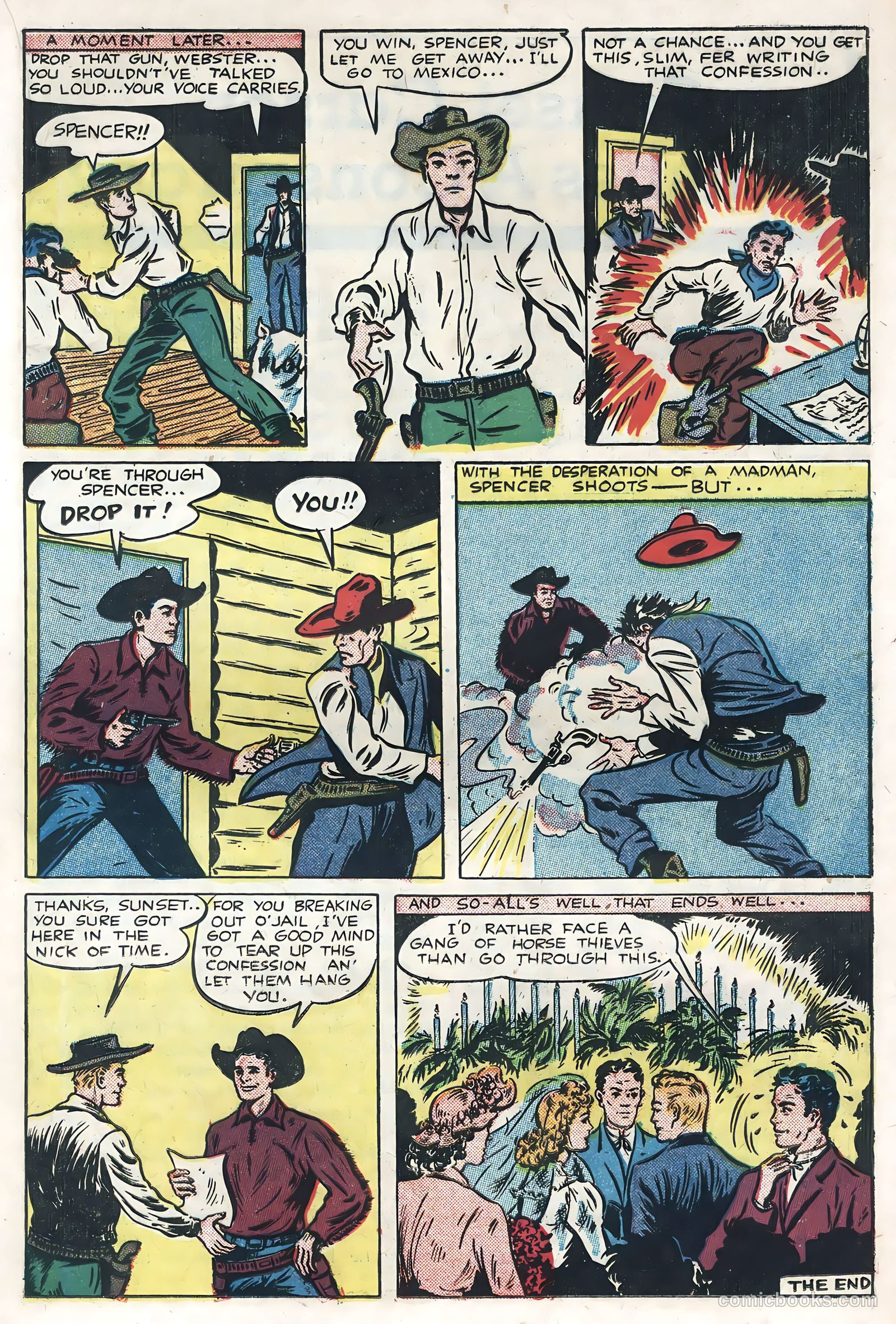 Sunset Carson Comics #4 — page 17 of 36