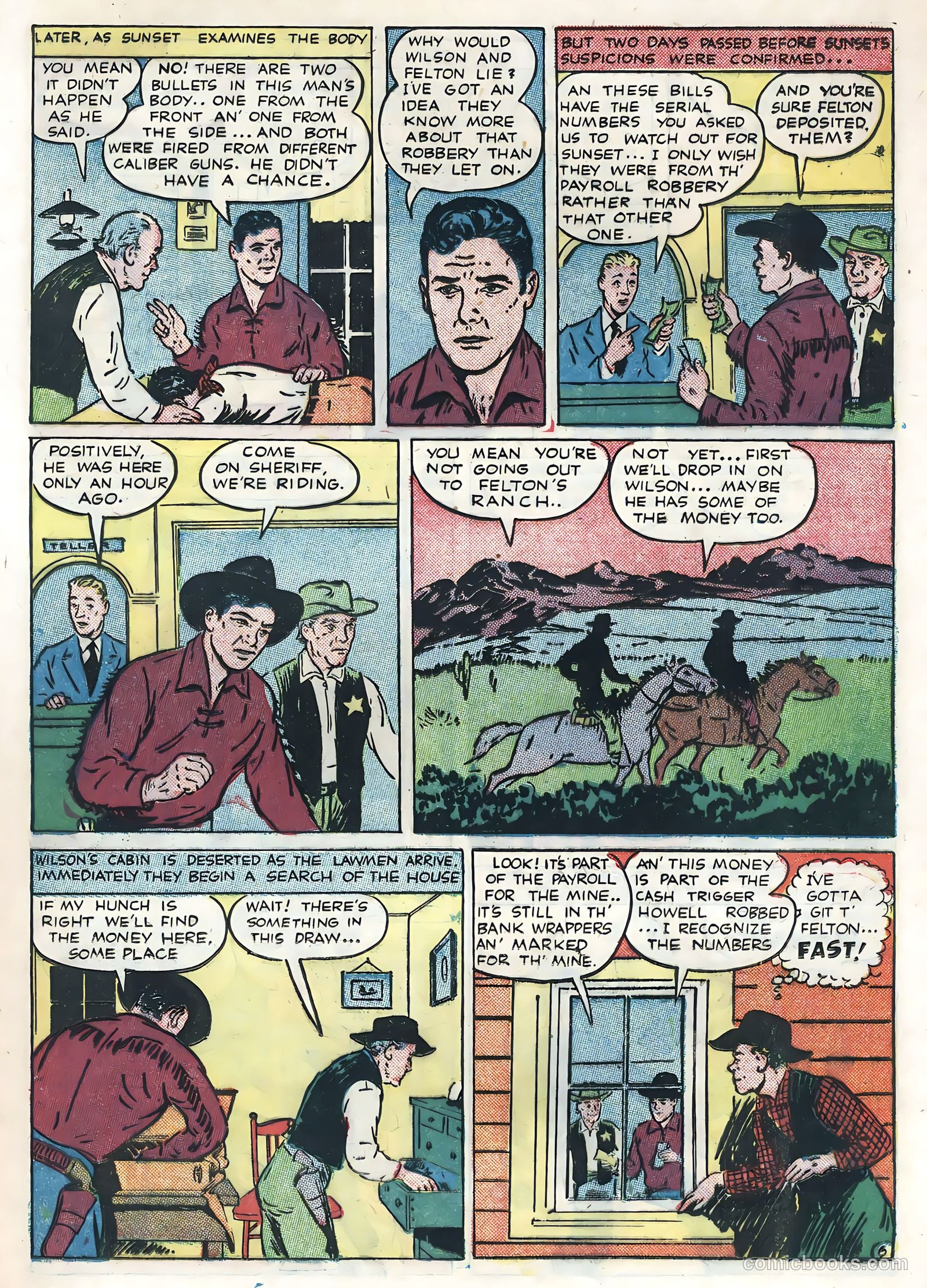 Sunset Carson Comics #4 — page 25 of 36