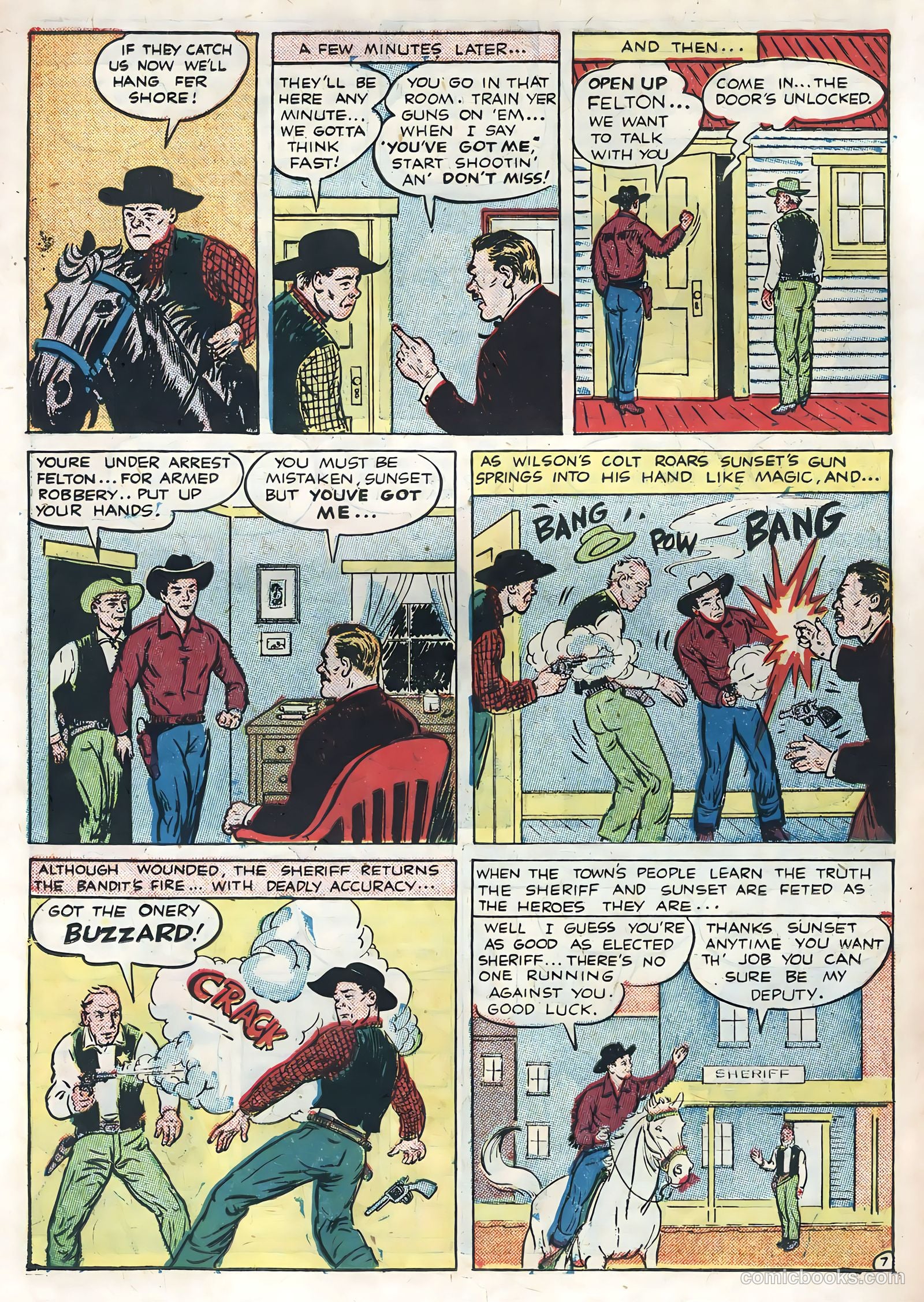 Sunset Carson Comics #4 — page 26 of 36