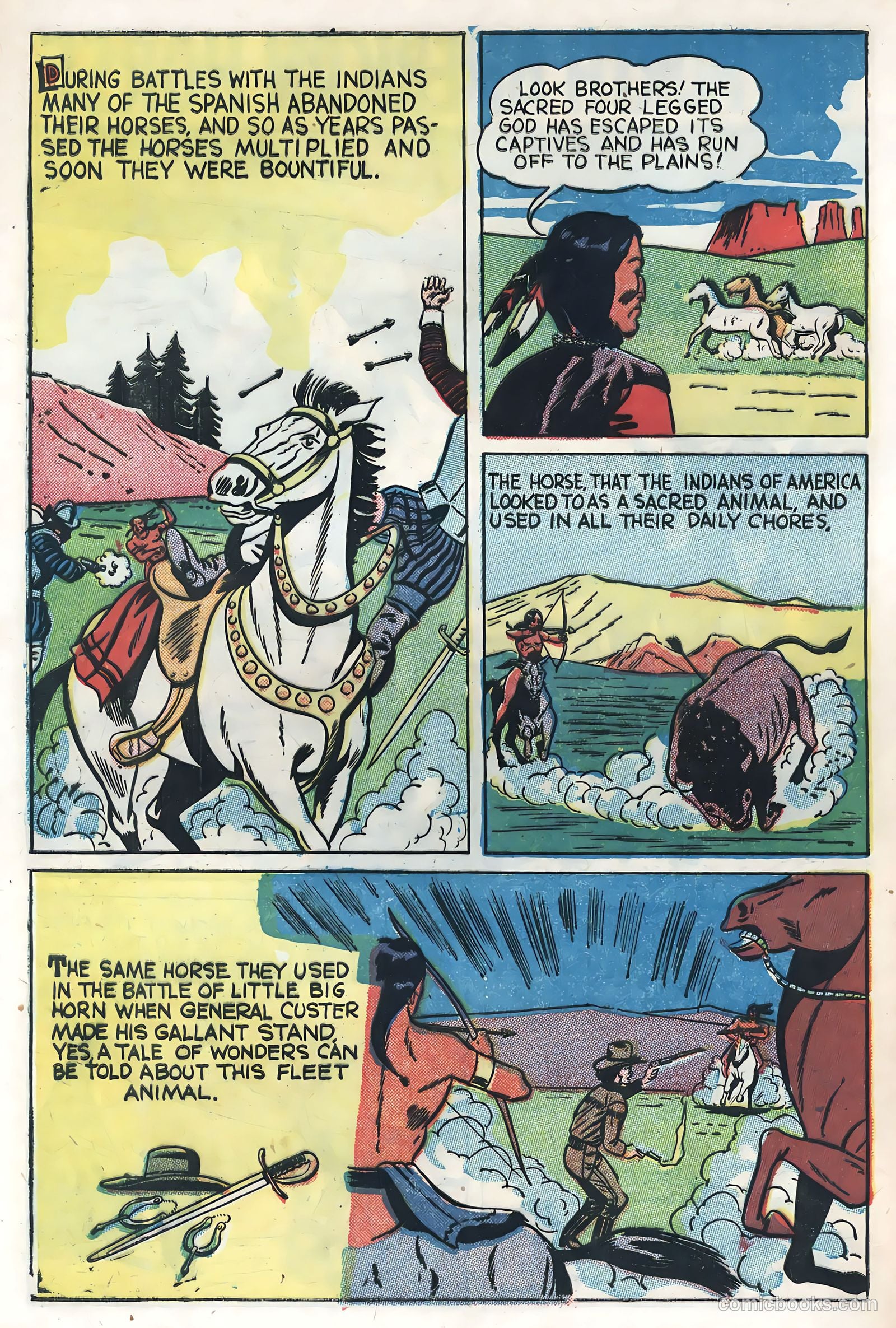 Sunset Carson Comics #4 — page 28 of 36