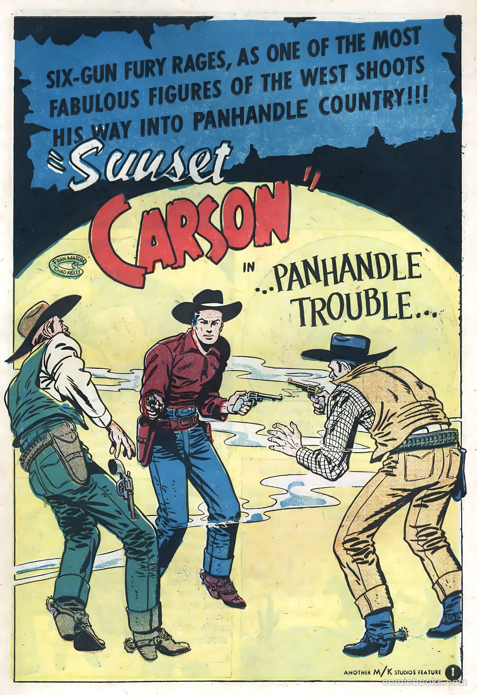 Sunset Carson Comics #4 — page 31 of 36