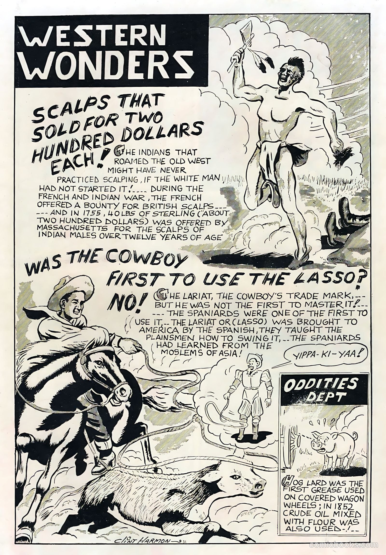 Sunset Carson Comics #4 — page 36 of 36