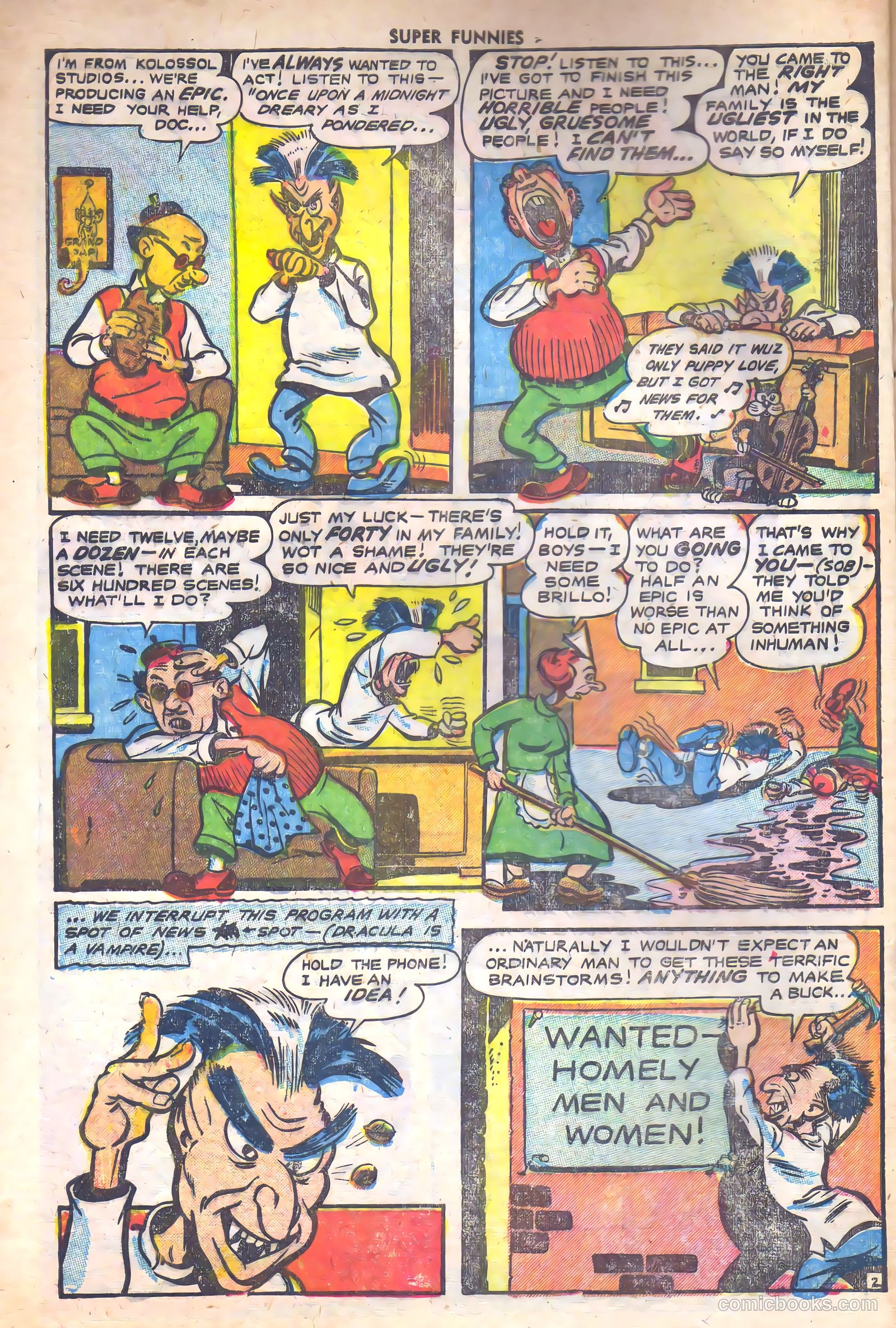 Super Funnies #2 — page 4 of 36