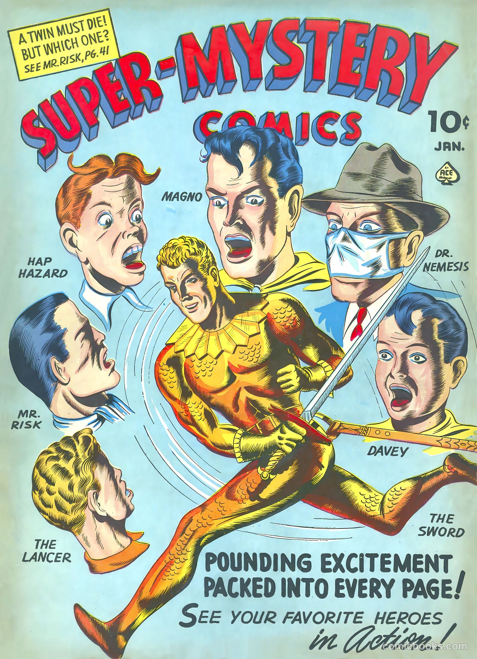 Super-Mystery Comics #1 — page 1 of 58