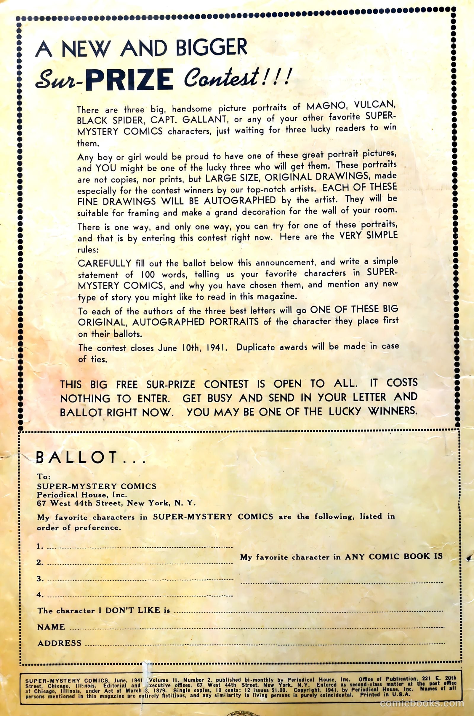 Super-Mystery Comics #2 — page 2 of 68