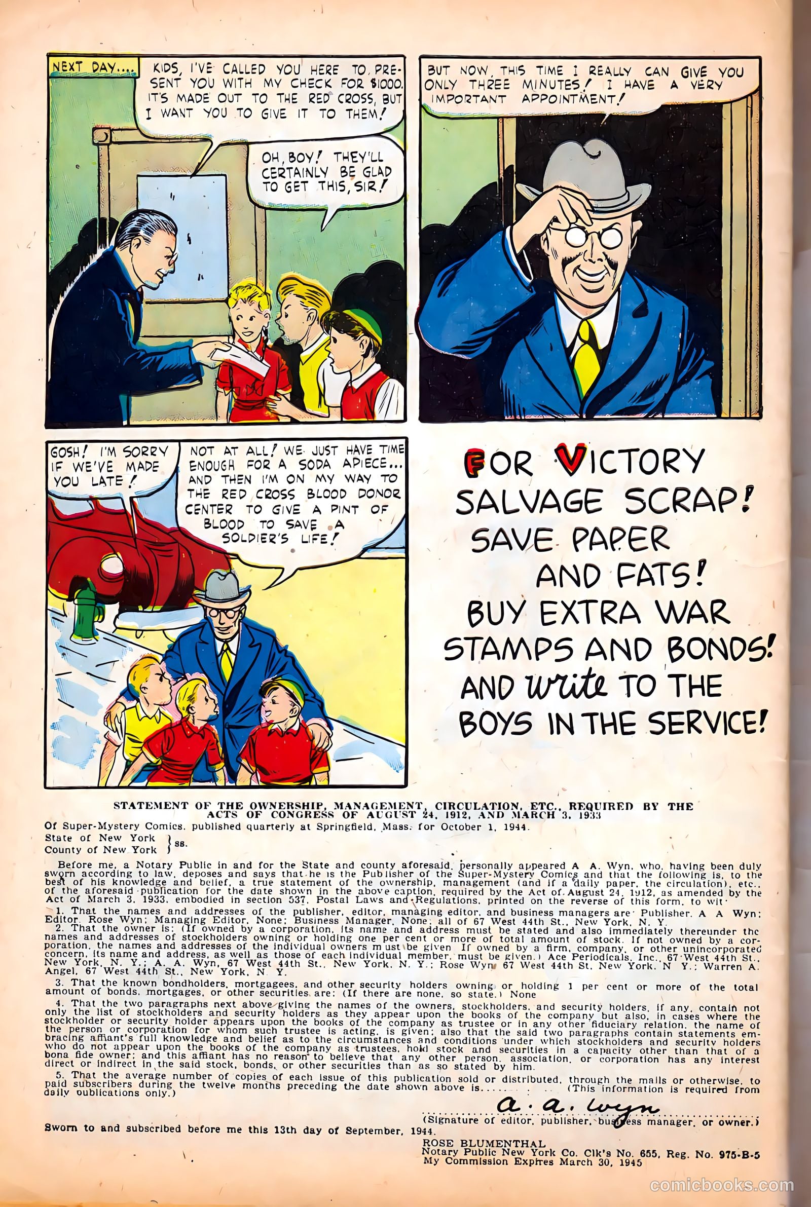 Super-Mystery Comics #6 — page 50 of 52