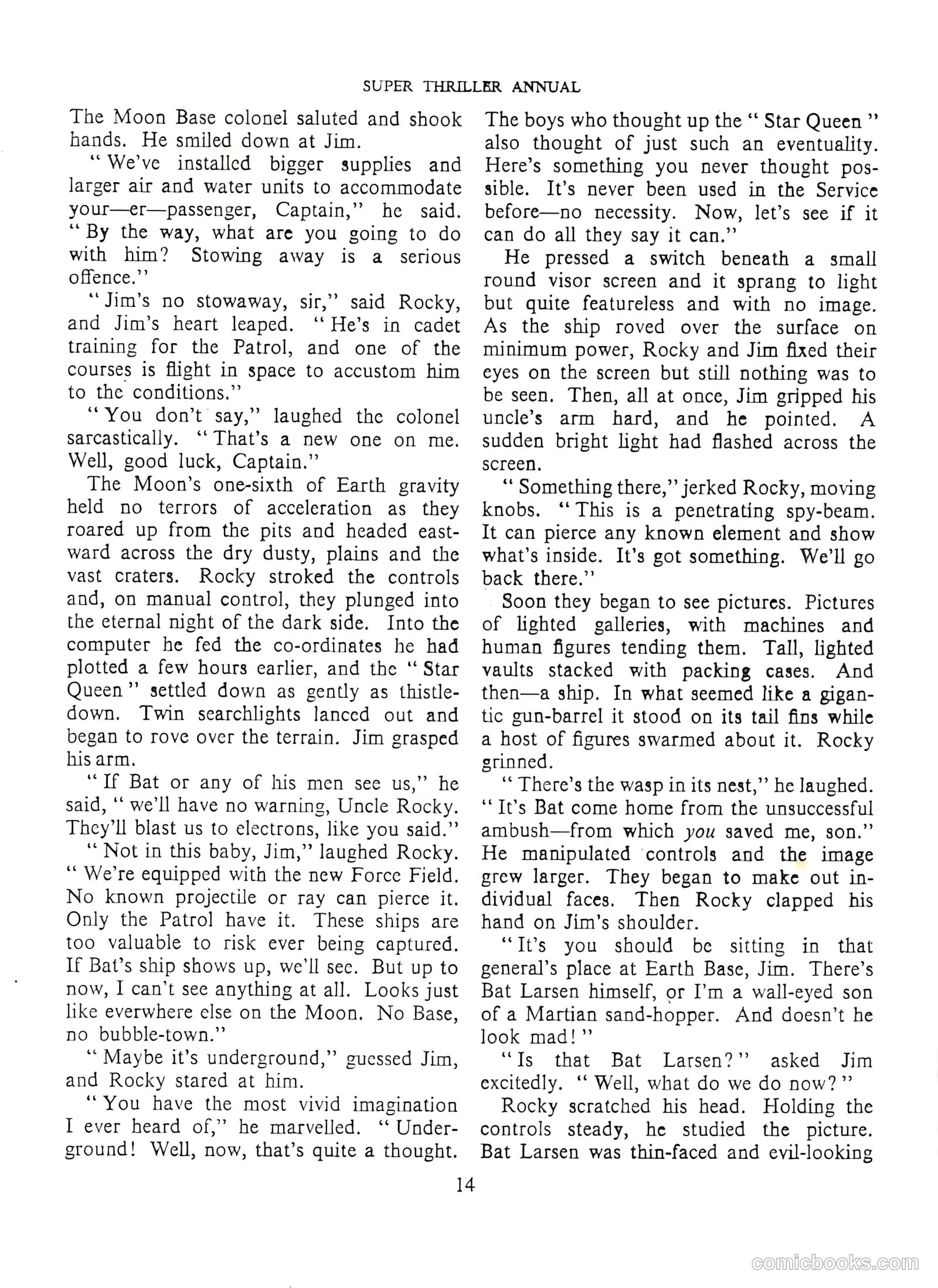 Super Thriller Annual #1957 — page 14 of 128