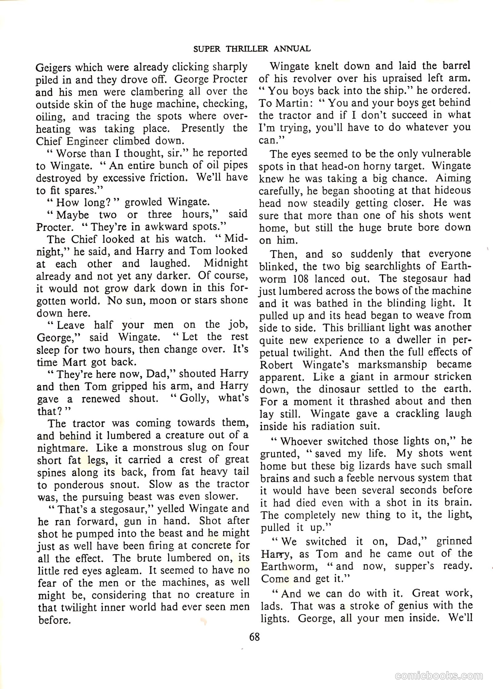 Super Thriller Annual #1957 — page 68 of 128
