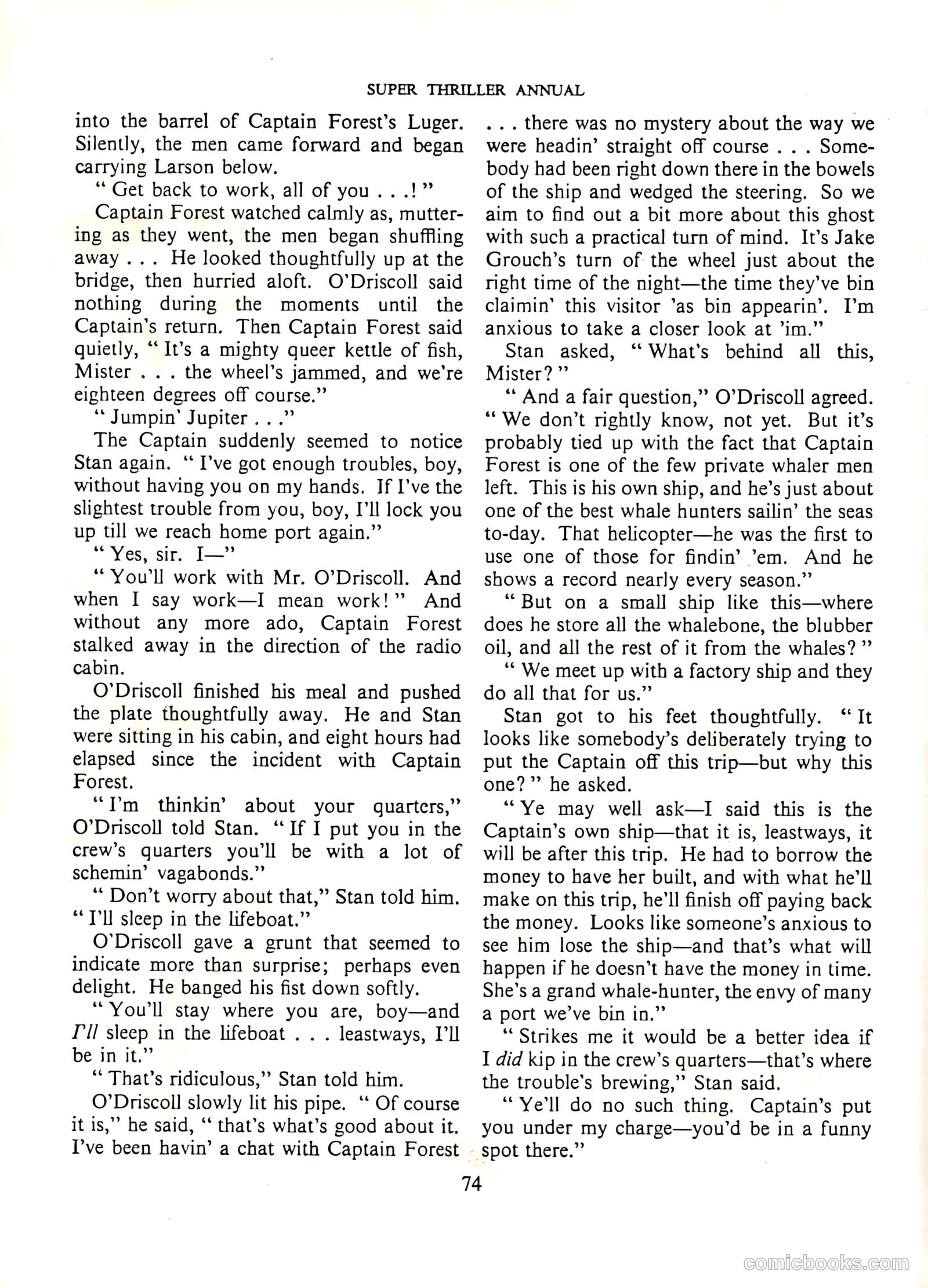 Super Thriller Annual #1957 — page 74 of 128