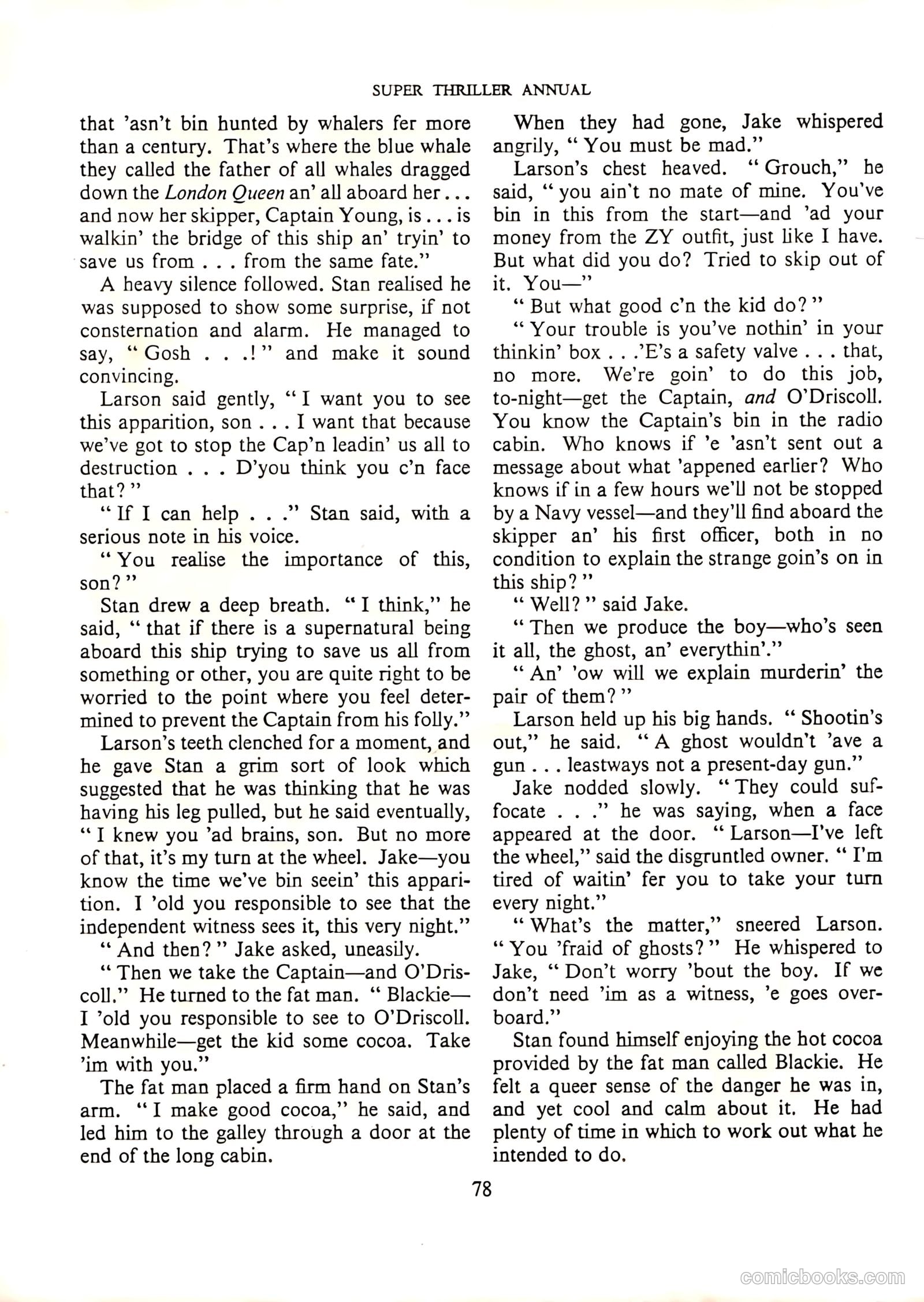 Super Thriller Annual #1957 — page 78 of 128