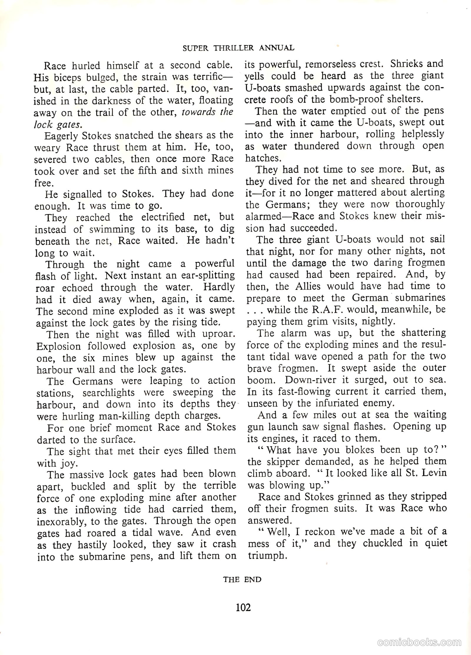 Super Thriller Annual #1957 — page 102 of 128