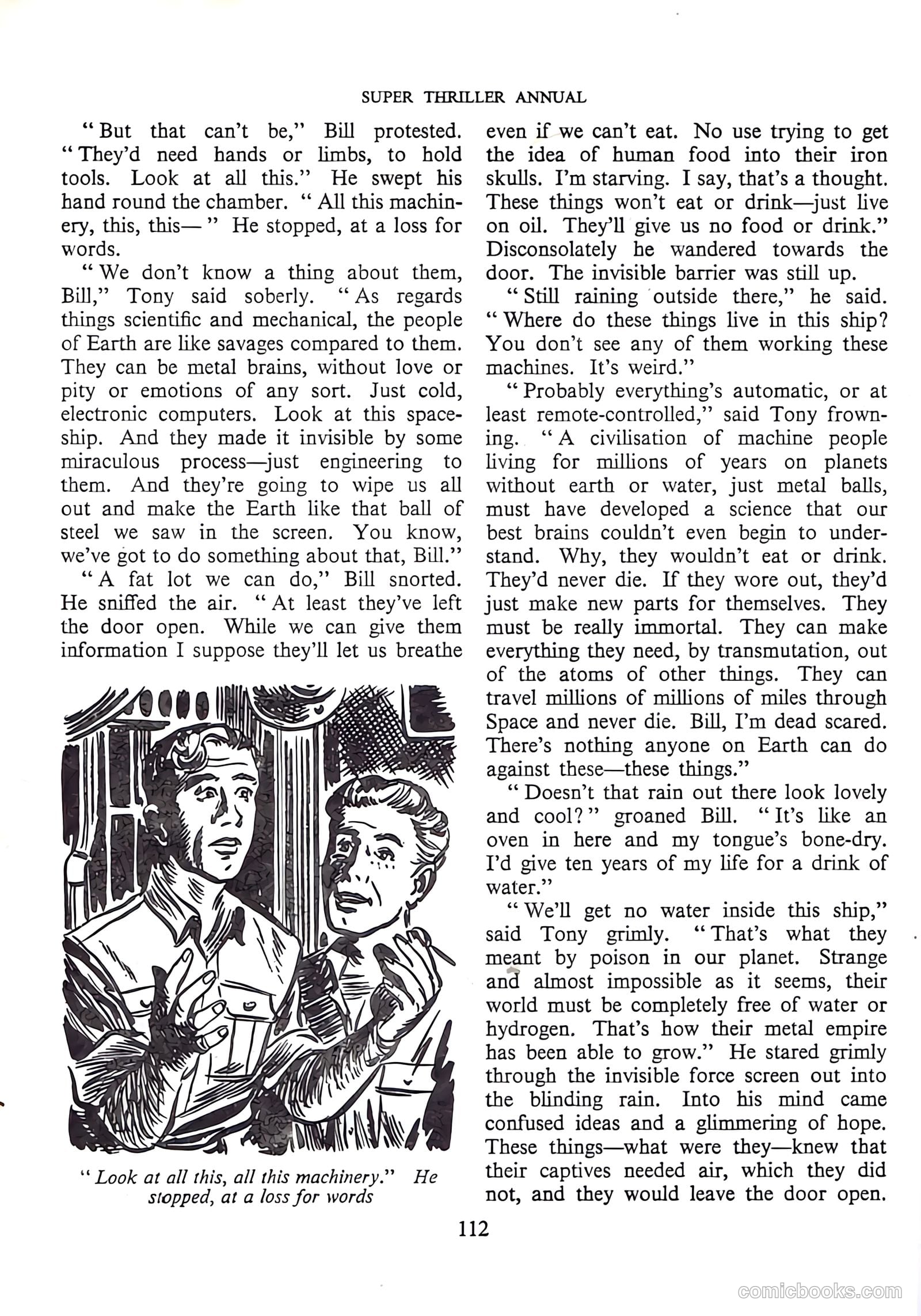 Super Thriller Annual #1957 — page 112 of 128