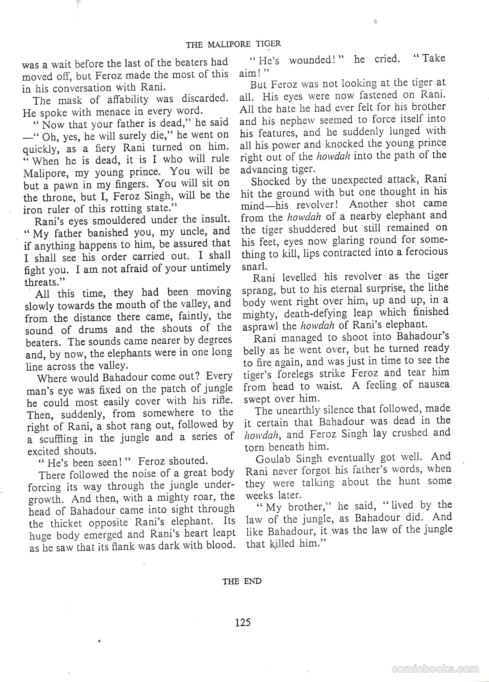 Super Thriller Annual #1957 — page 125 of 128
